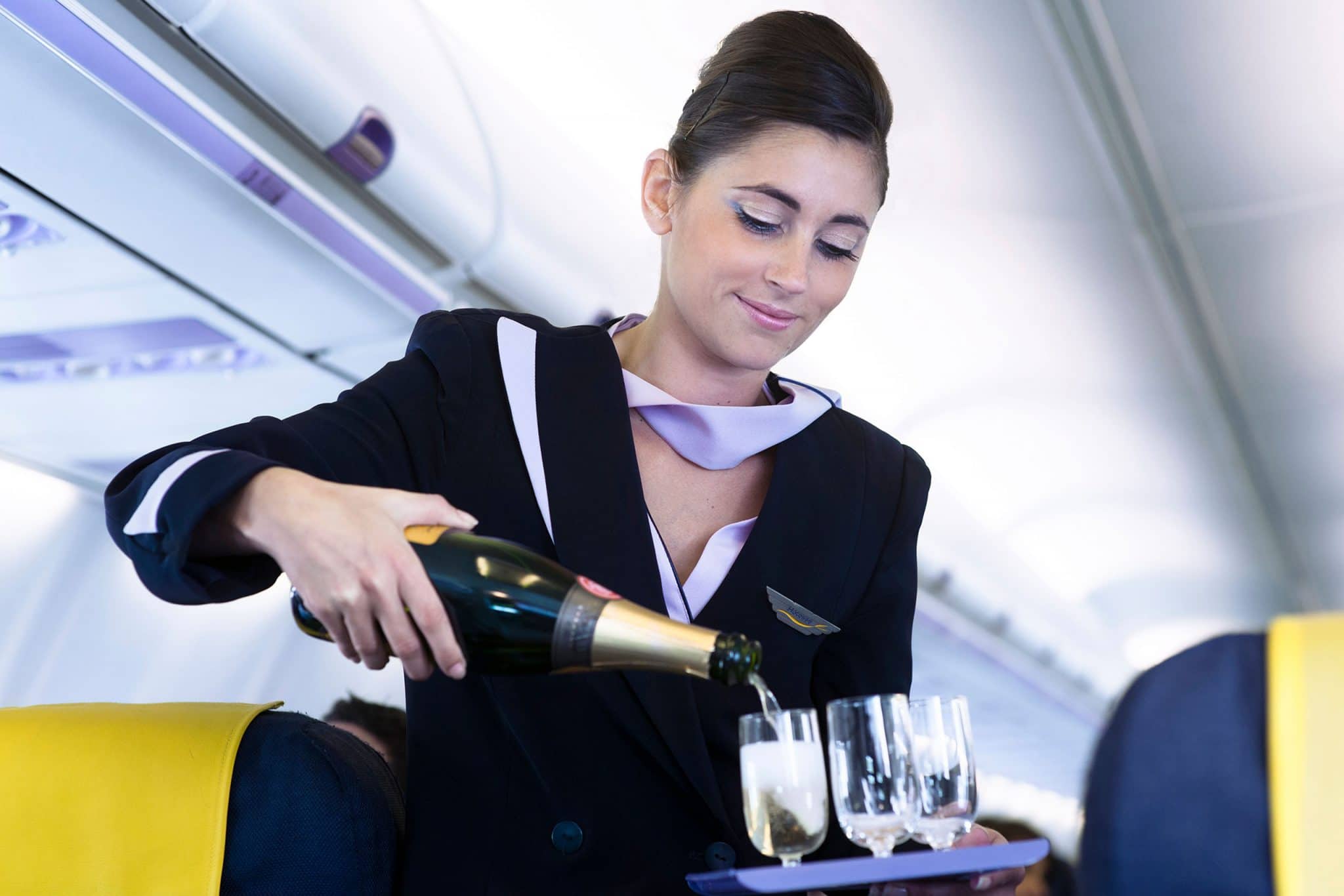 hautesse de l'air ASL Airlines en service en cabine