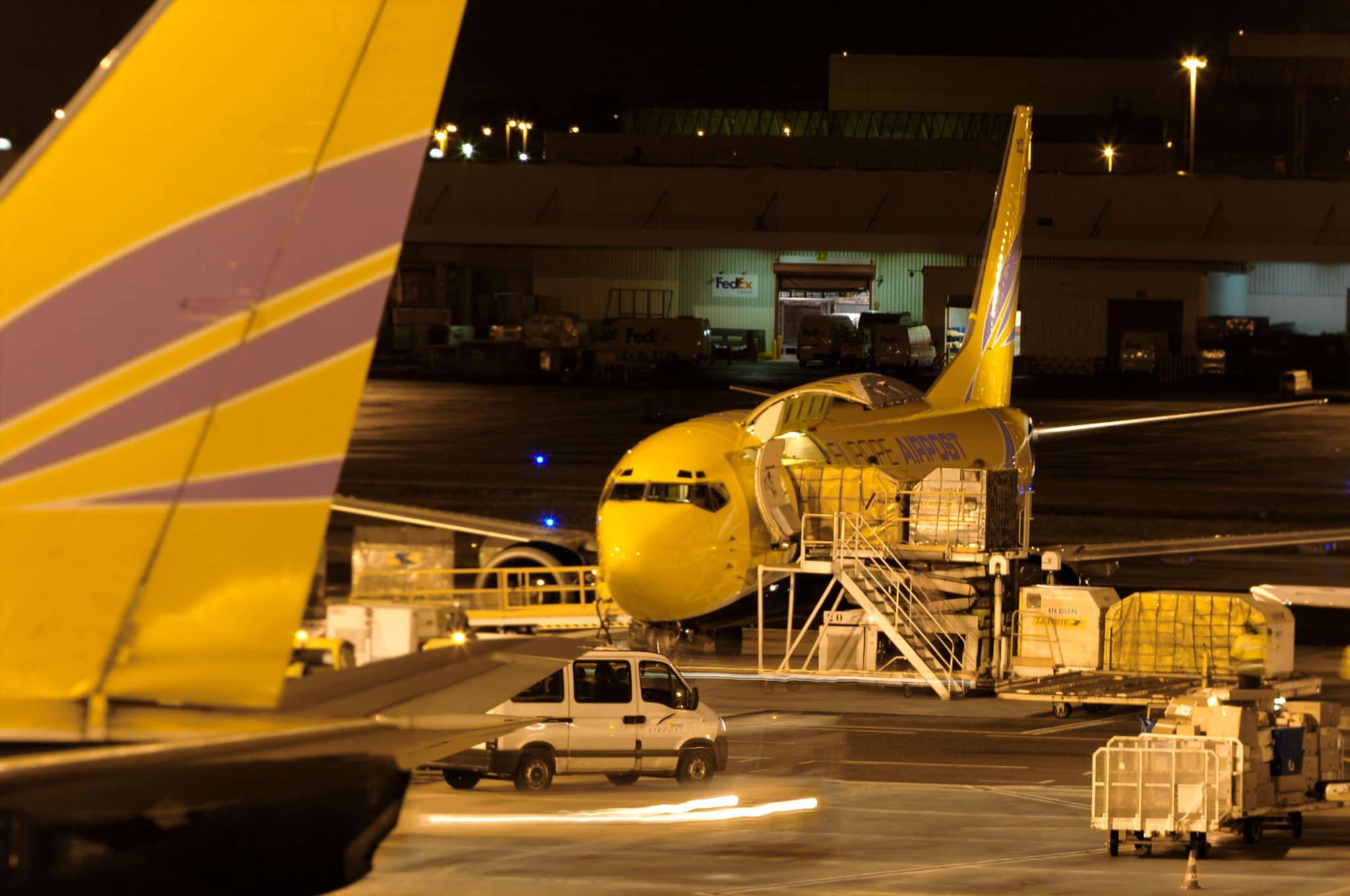 Asl Airlines. Avion en quick change à CDG