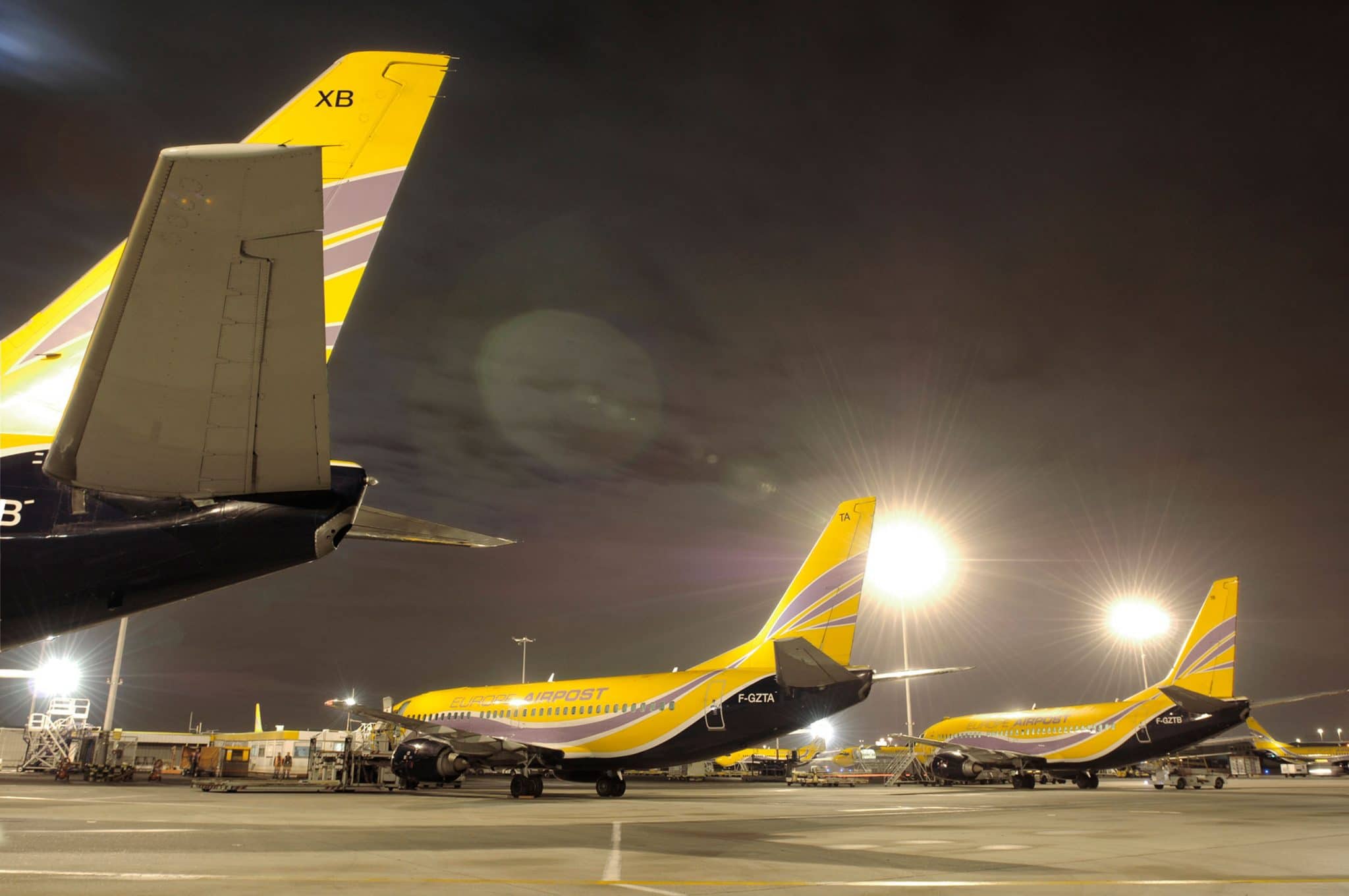 ASL Airlines, avion au sol sur le tarmac à CDG