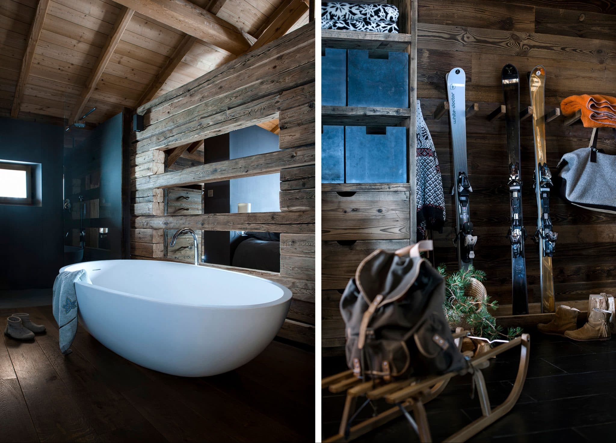 Reportage photo d'intérieur au Chalet Maj à Serre Chevalier