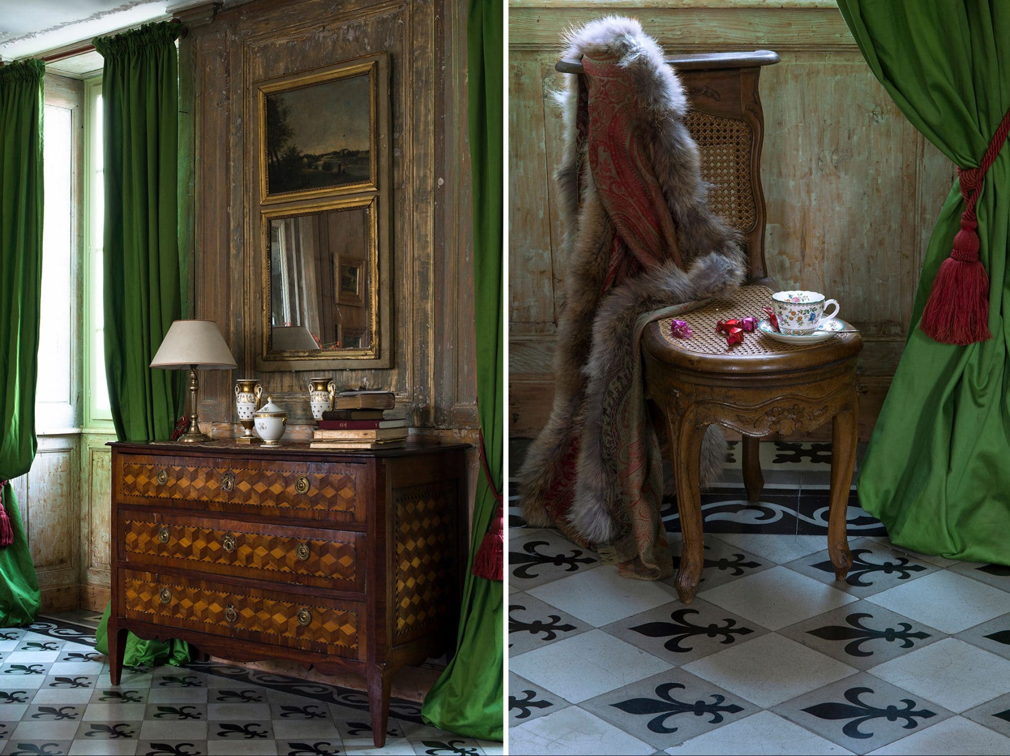 Reportage photo d'intérieur à Noyers sur Serein pour Campagne-Décoration