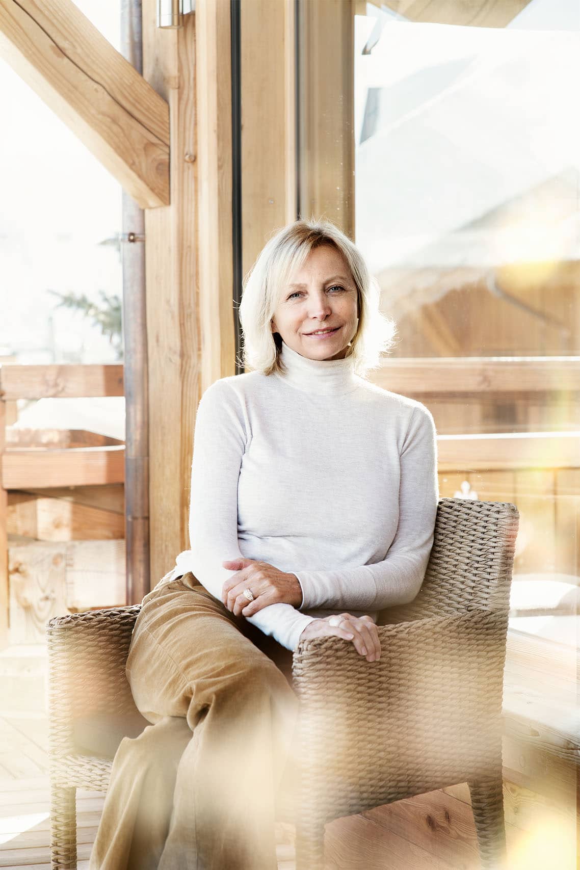 Portrait de Catherine Cornille, journaliste styliste pour le Journal de la Maison et Campagne-décoration
