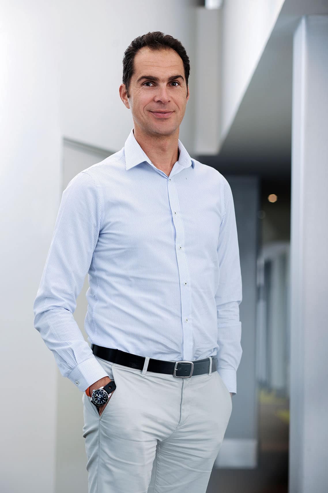Portrait en entreprise de Xavier Mufraggi pour le Club Med