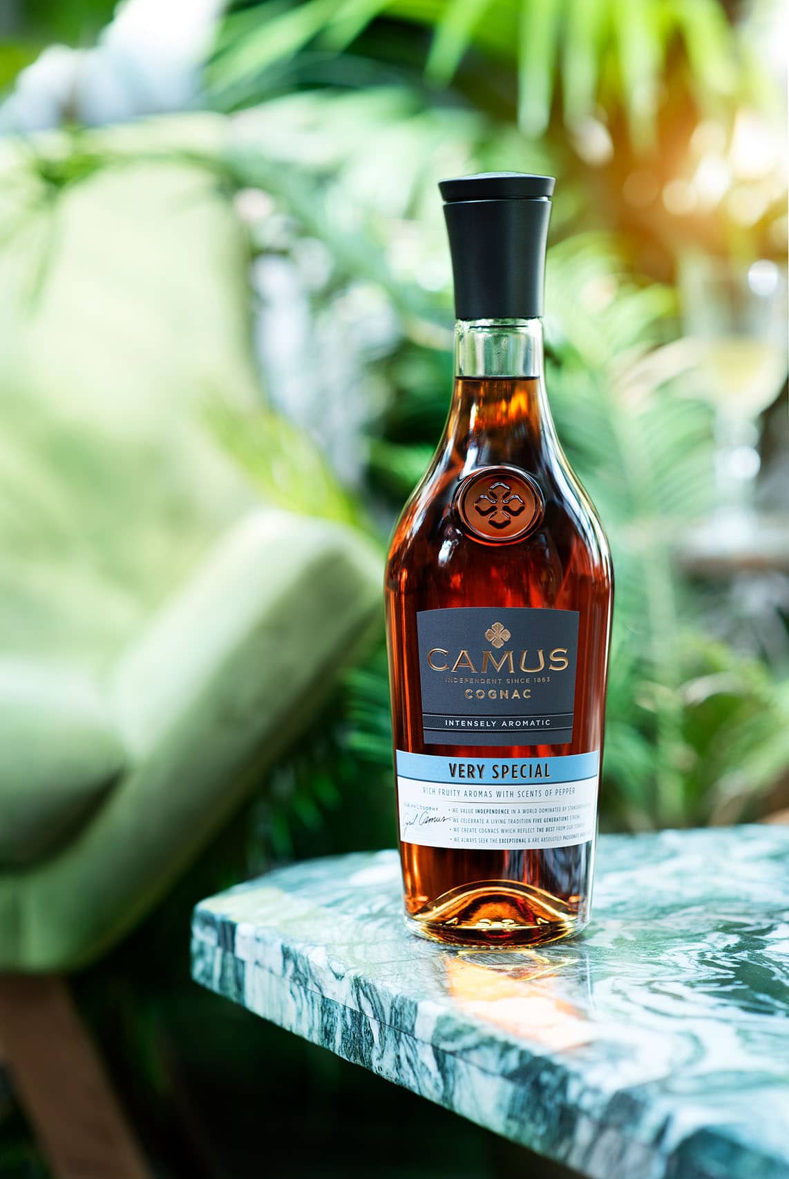 shooting bar à cocktails pour les Cognacs Camus vs