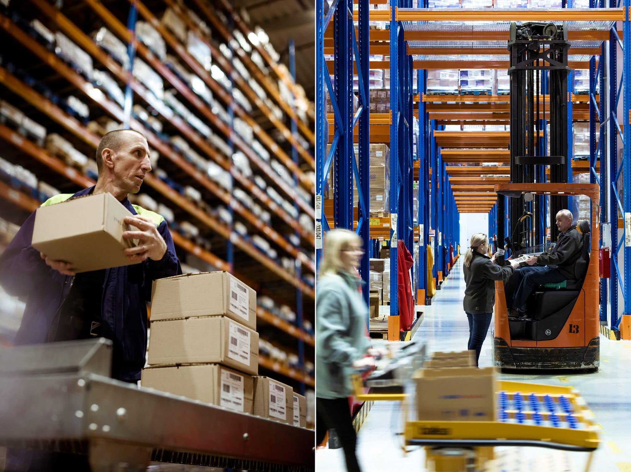 reportage photo industriel pour FM Logistic, entreprise logistique