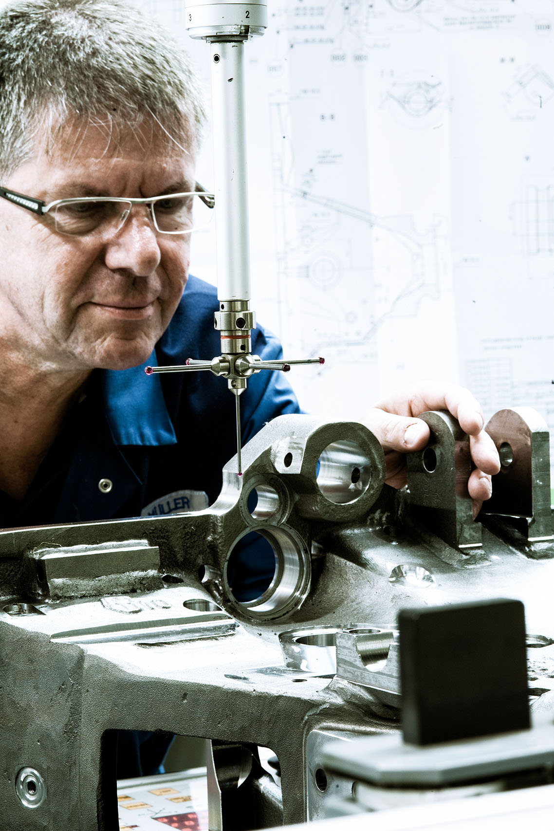 reportage du photographe industriel Patrick Sordoillet dans les usines de Wabtec à Witten en Allemagne