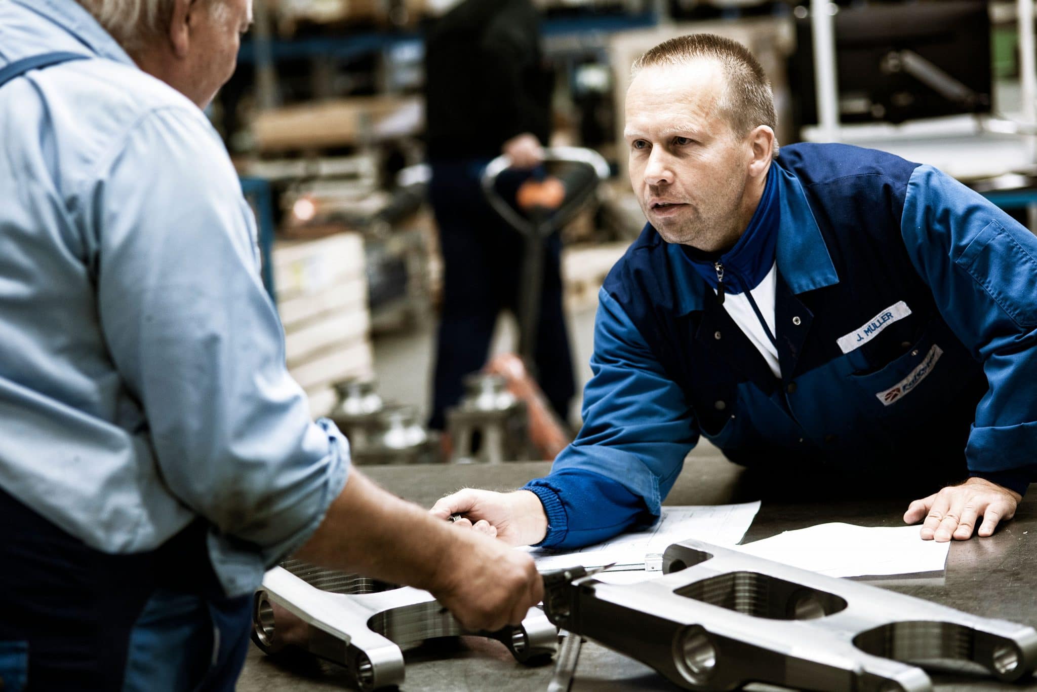 Reportage photo en usine pour Wabtec à Witten en Allemagne