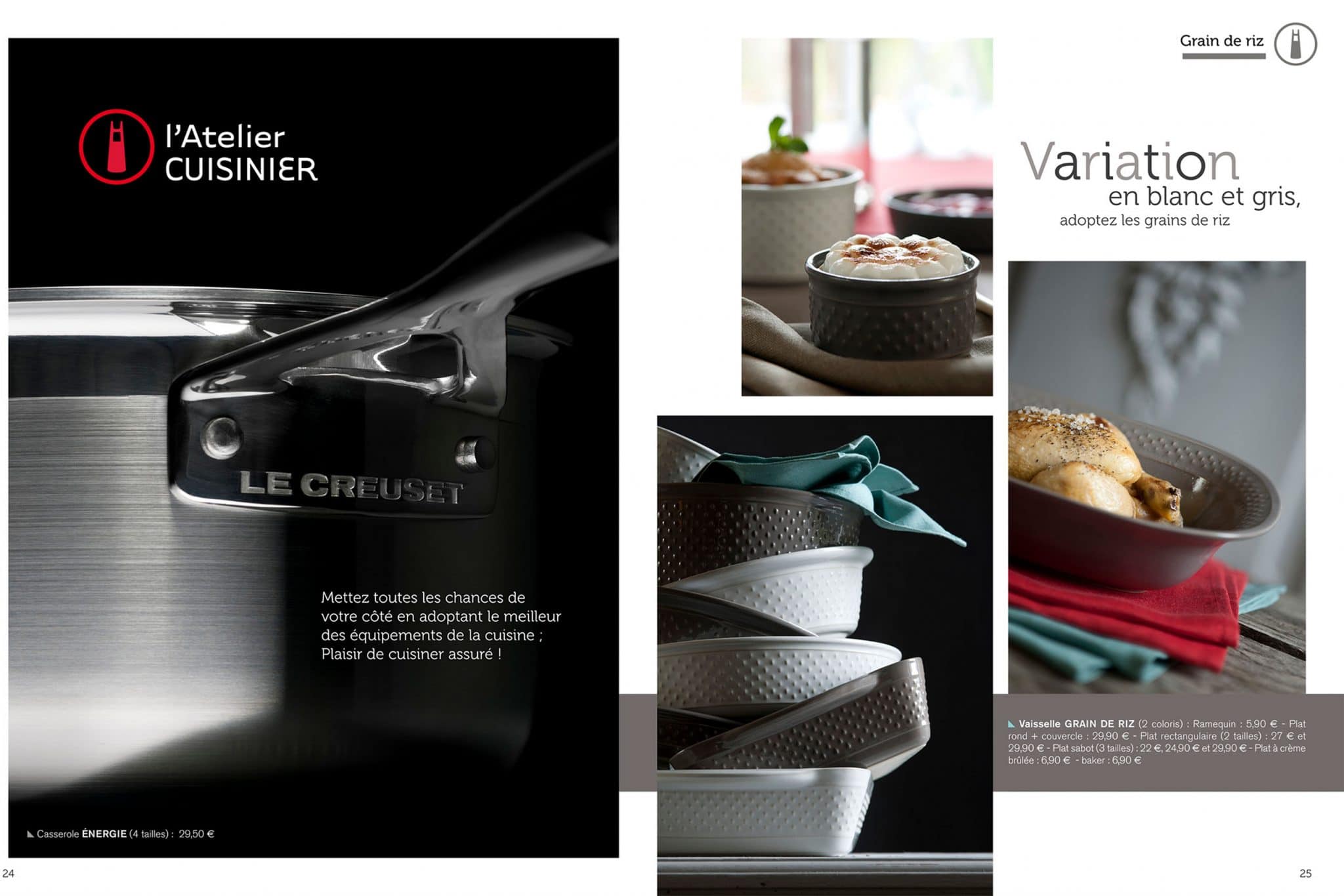 Reportage photo pour les arts de la table. catalogue Geneviève Lethu.