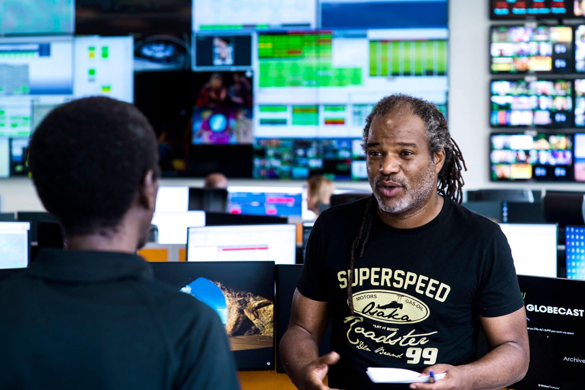reportage photo pour globecast france