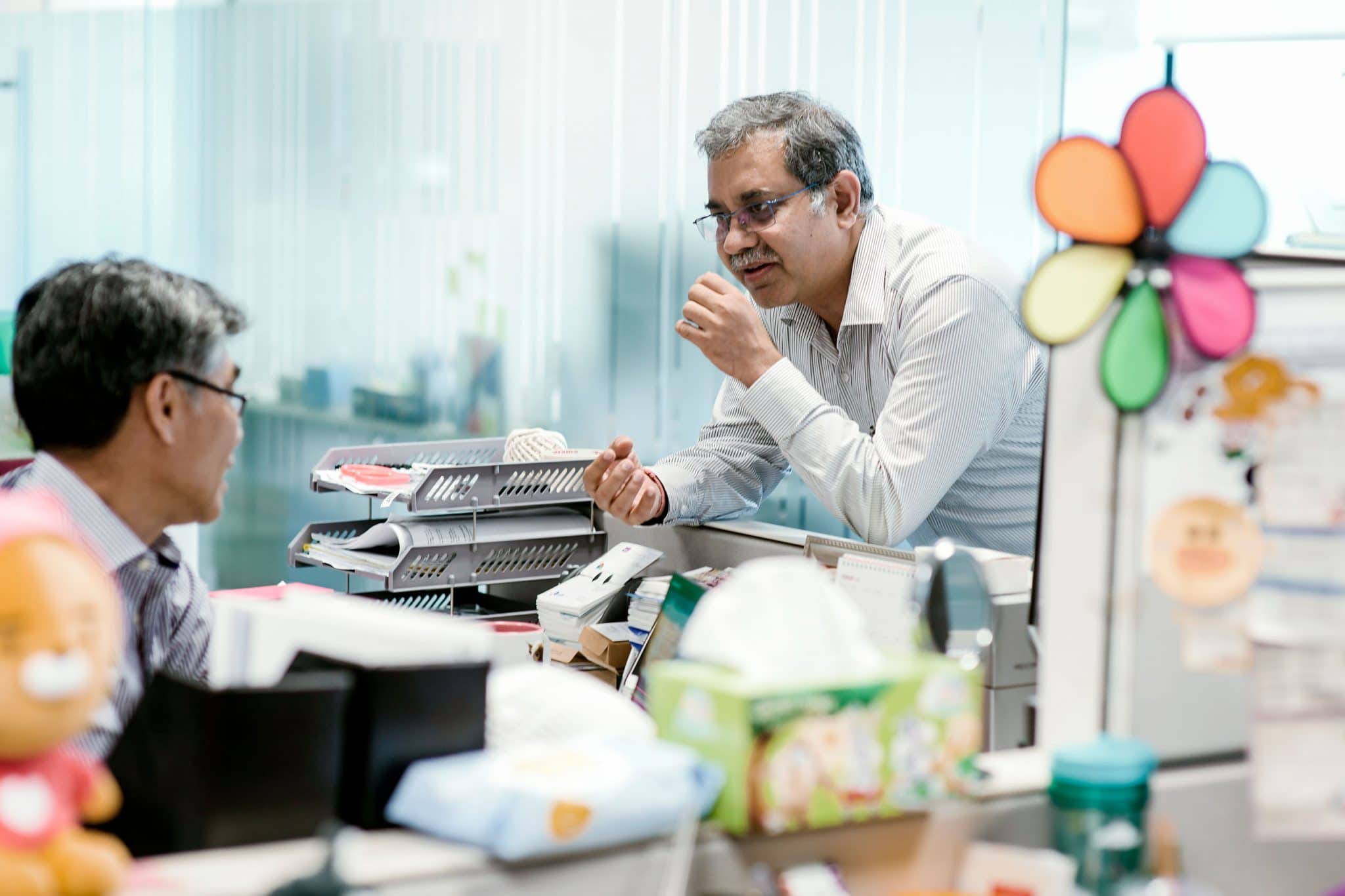 reportage corporate du photographe Patrick Sordoillet à Singapour pour Globecast.