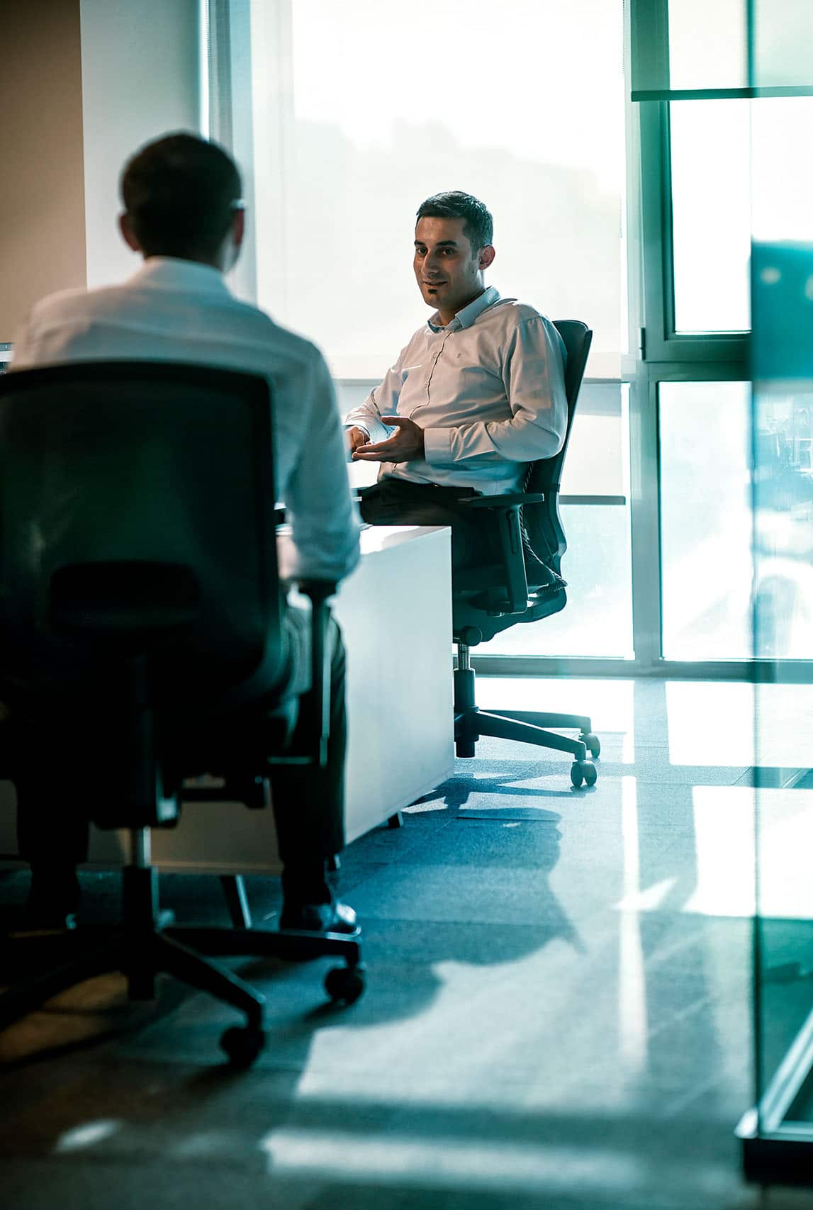 reportage dans les bureaux d'Erensan filiale du groupe Atlantic