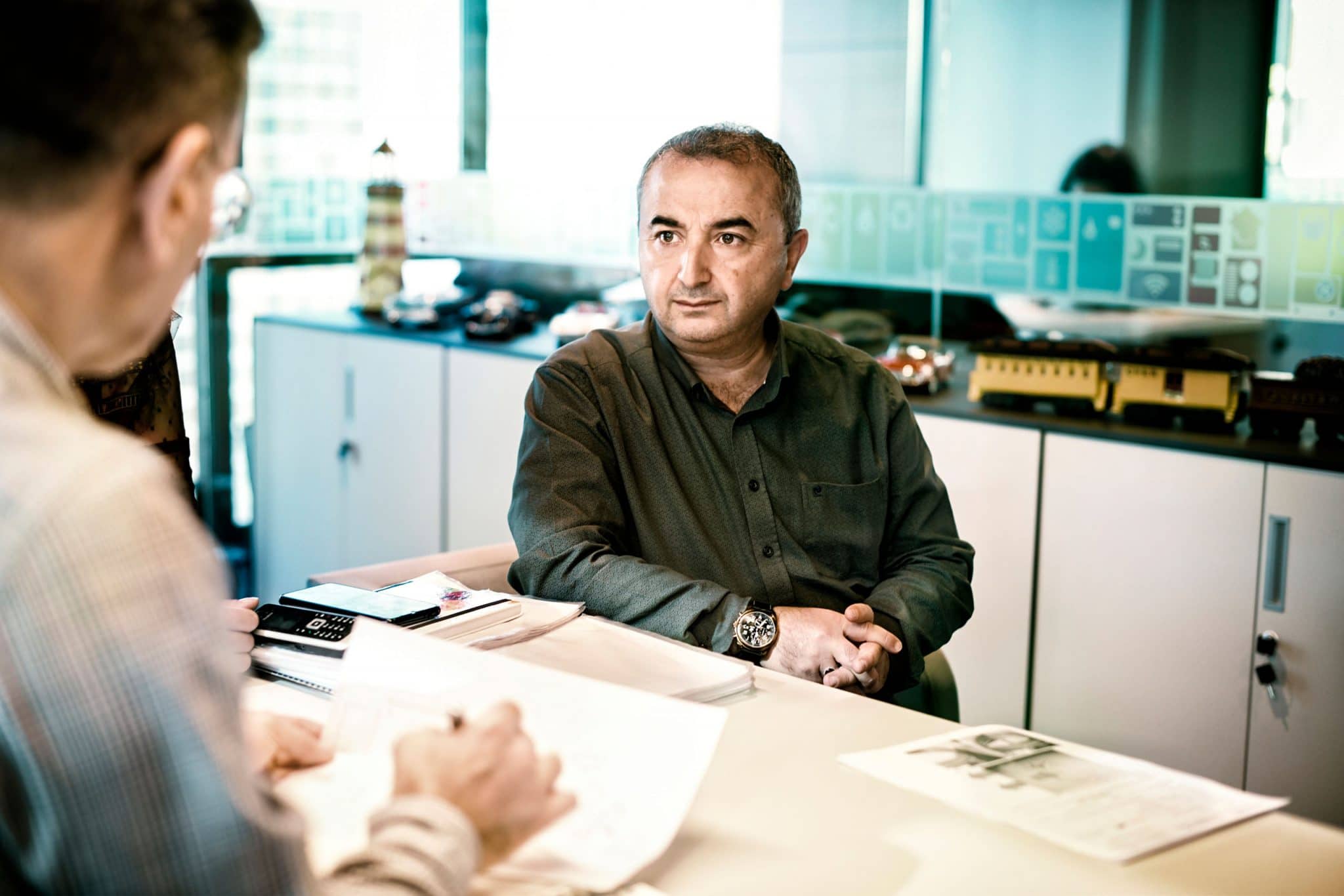 Reportage photo en entreprise dans les bureaux d'Erensan à Istanbul par le photographe corporate Patrick Sordoillet basé à Paris