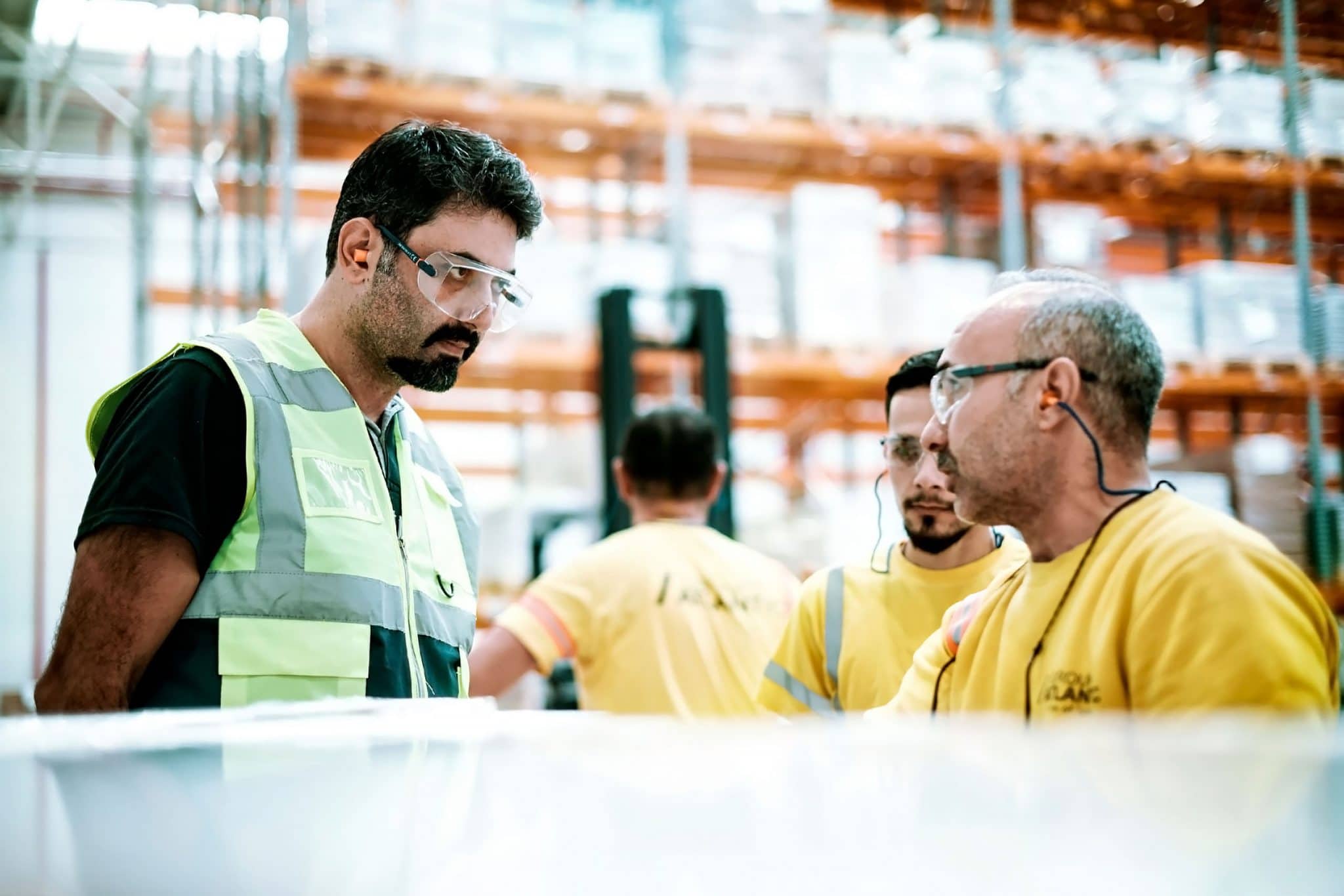 Reportage photo à la logistique du photographe Patrick Sordoillet dans l'usine du groupe Atlantic Izmir