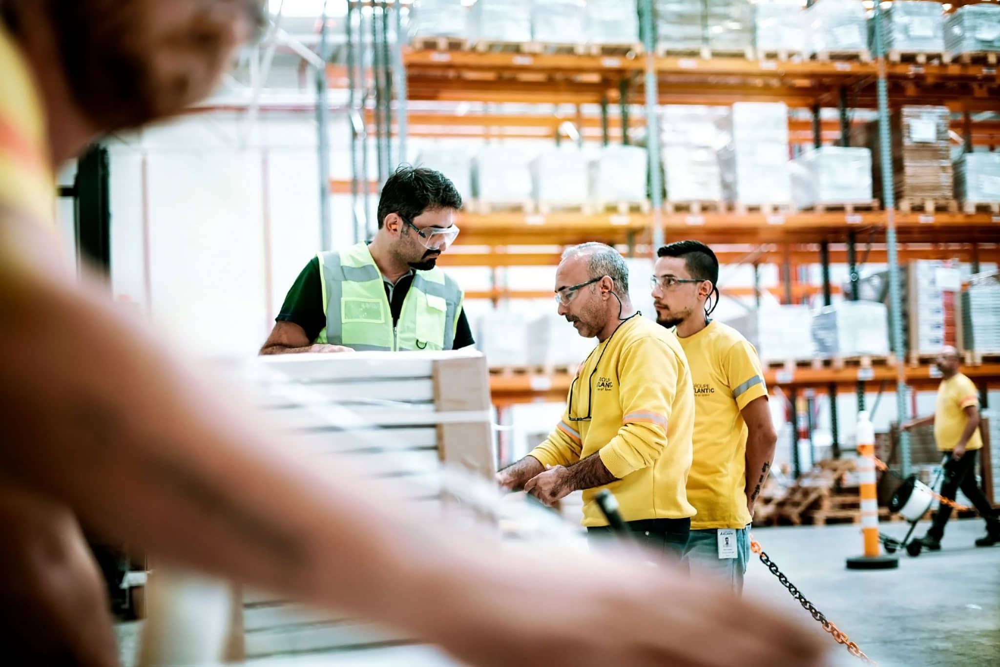 Reportage photo à la logistique du photographe Patrick Sordoillet dans l'usine du groupe Atlantic Izmir en Turquie