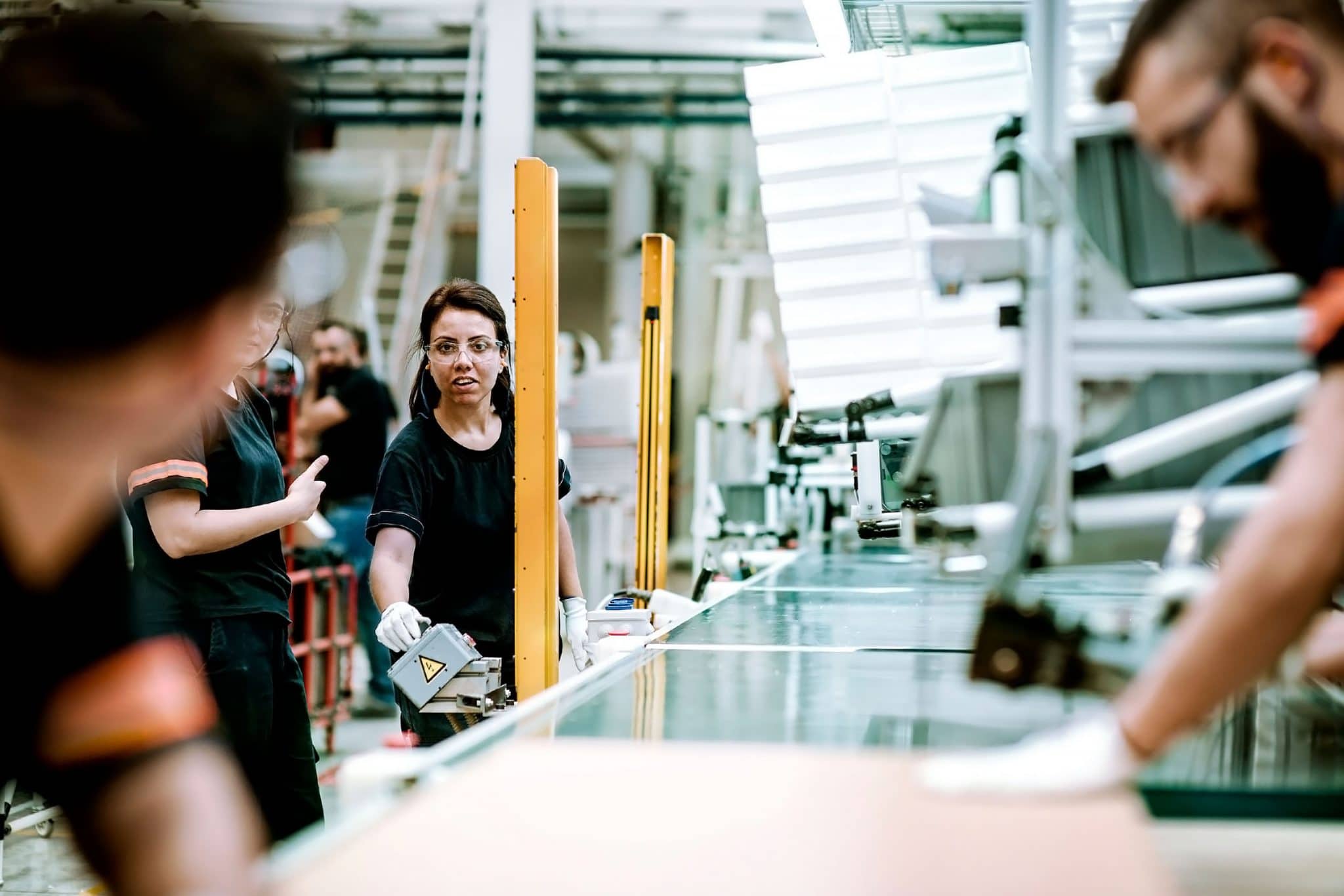 reportage photo dans l'usine du groupe Atlantic à Izmir