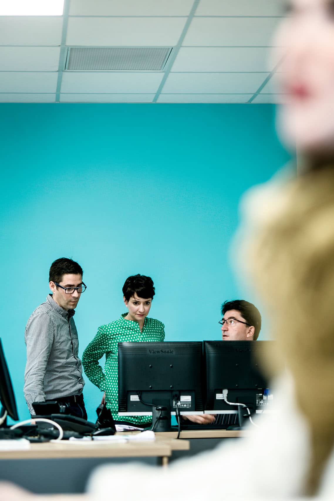 Reportage photo corporate dans les bureaux du groupe Atlantic à la Roche sur Yon