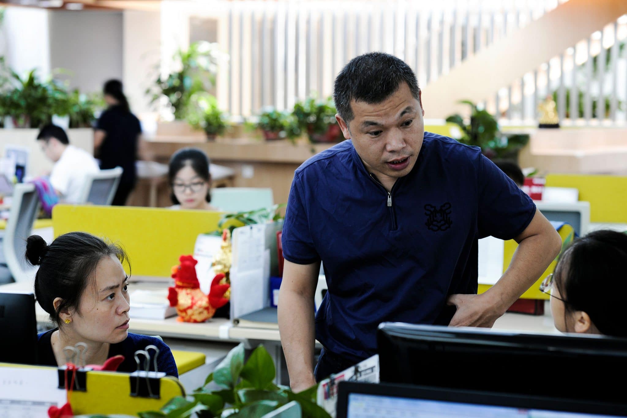 Reportage du photographe corporate Patrick Sordoillet en chine à Guangzhou dans les bureaux de Davco