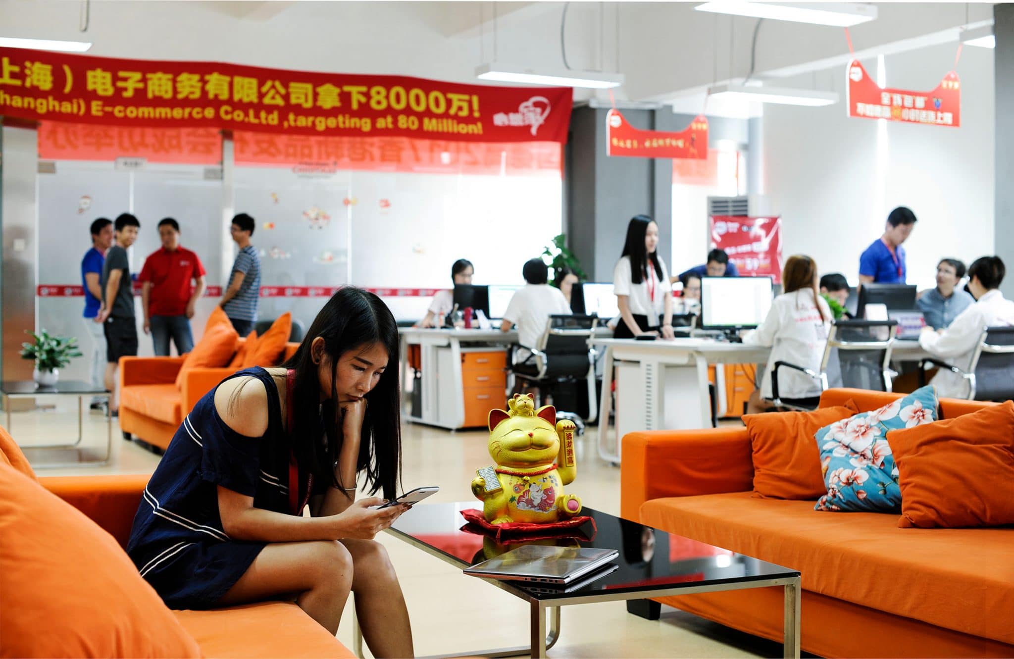 Reportage du photographe industriel à Paris Patrick Sordoillet dans les locaux de Davco en Chine