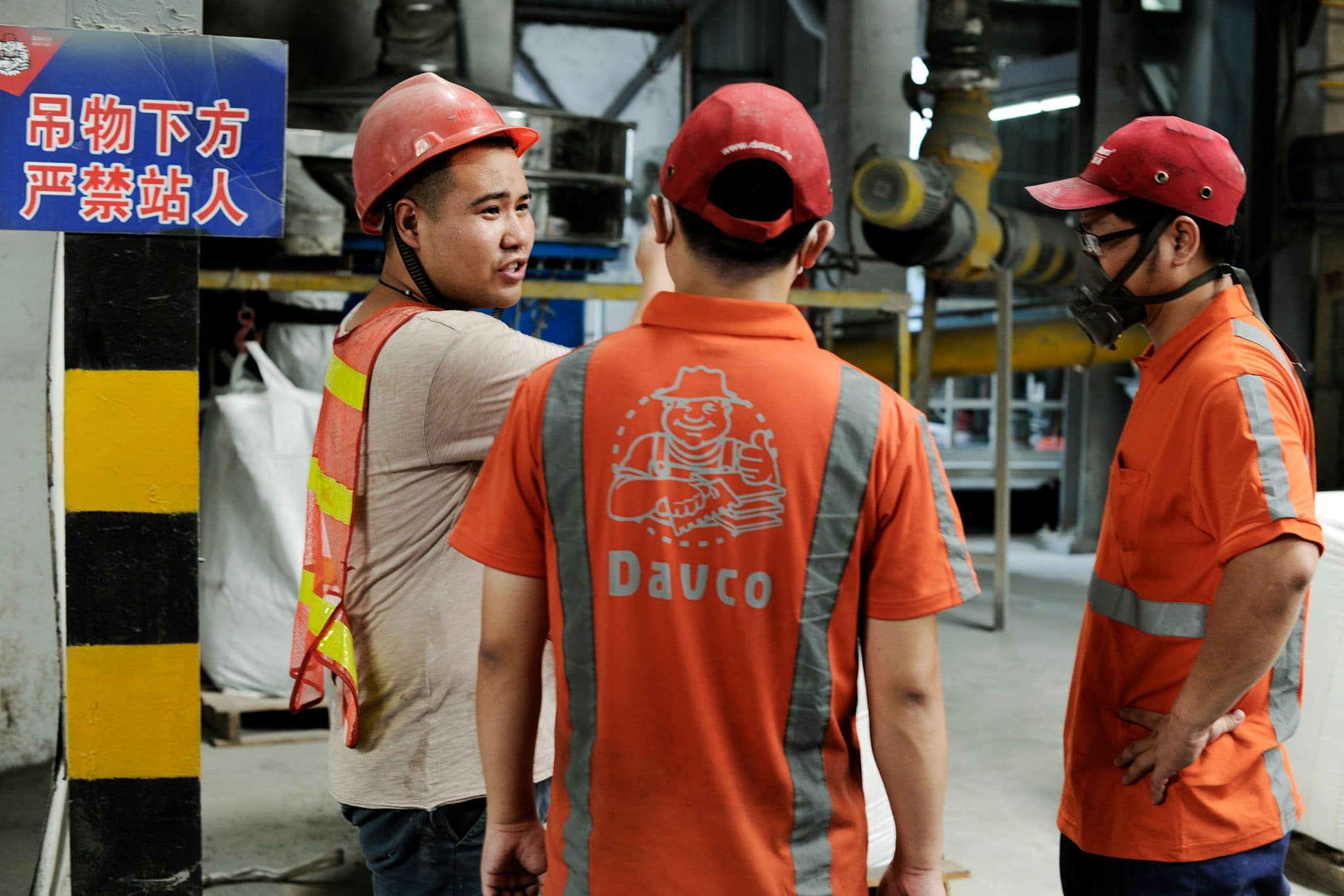 Reportage photo à l'usine Davco à Guangzhou en Chine
