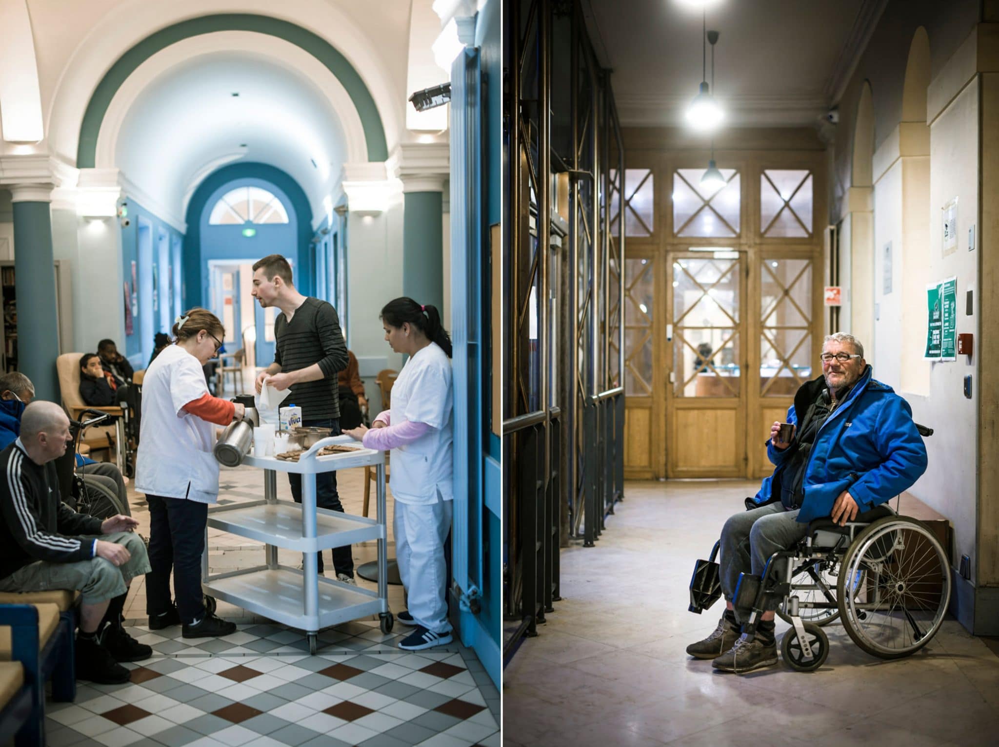 Reportage photo santé dans une structure d'accueil du samu Social pour la HAS