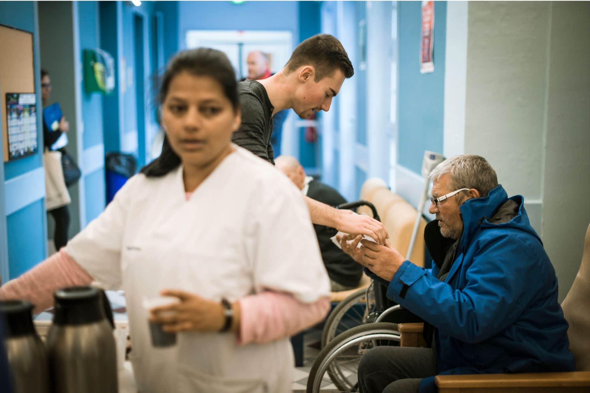 Reportage photo pour la Haute autorité de Santé au samu social