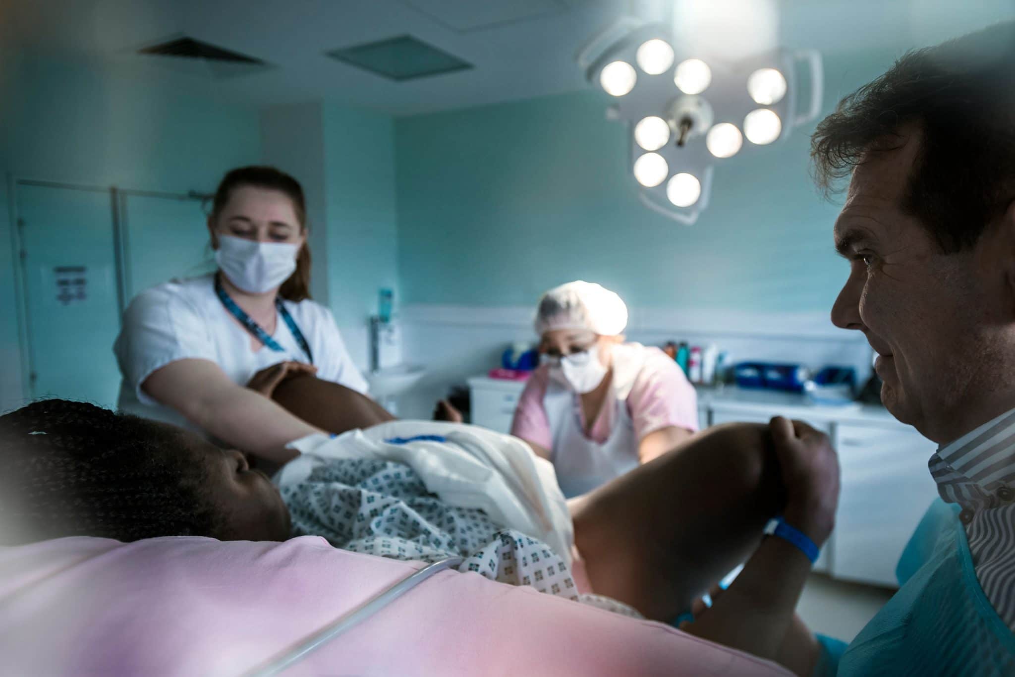 Reportage photo Santé en hôpital pour la Haute Autorité de Santé. accouchement par voie basse