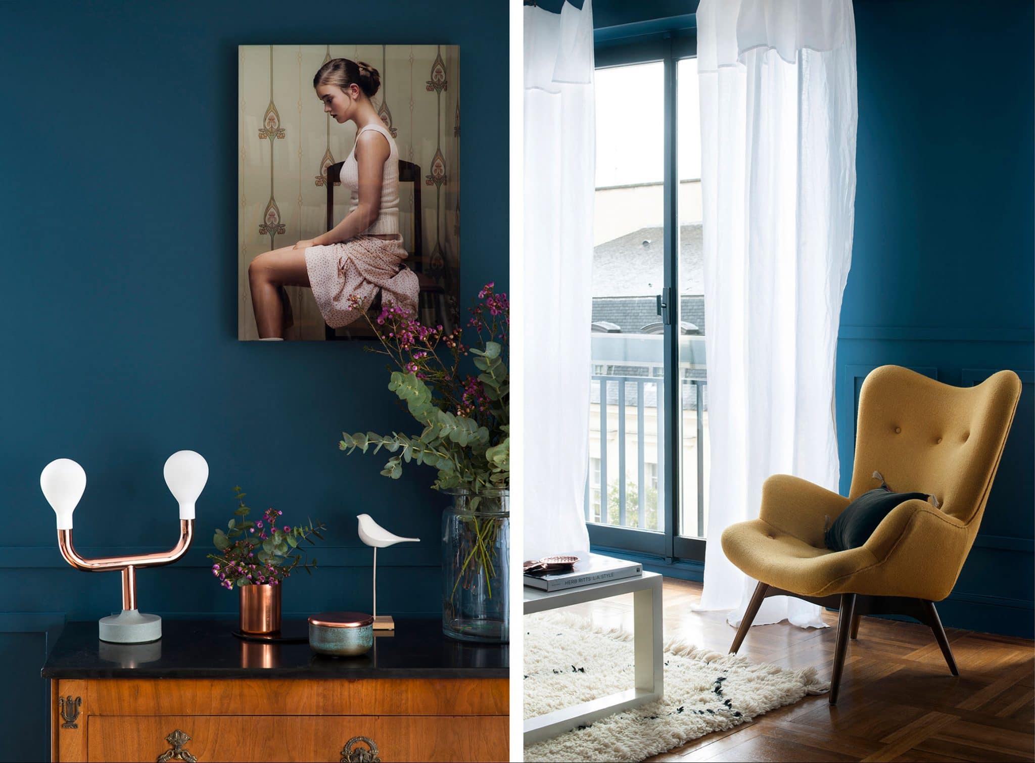Décoration d'intérieur dans le Marais pour le journal de la Maison