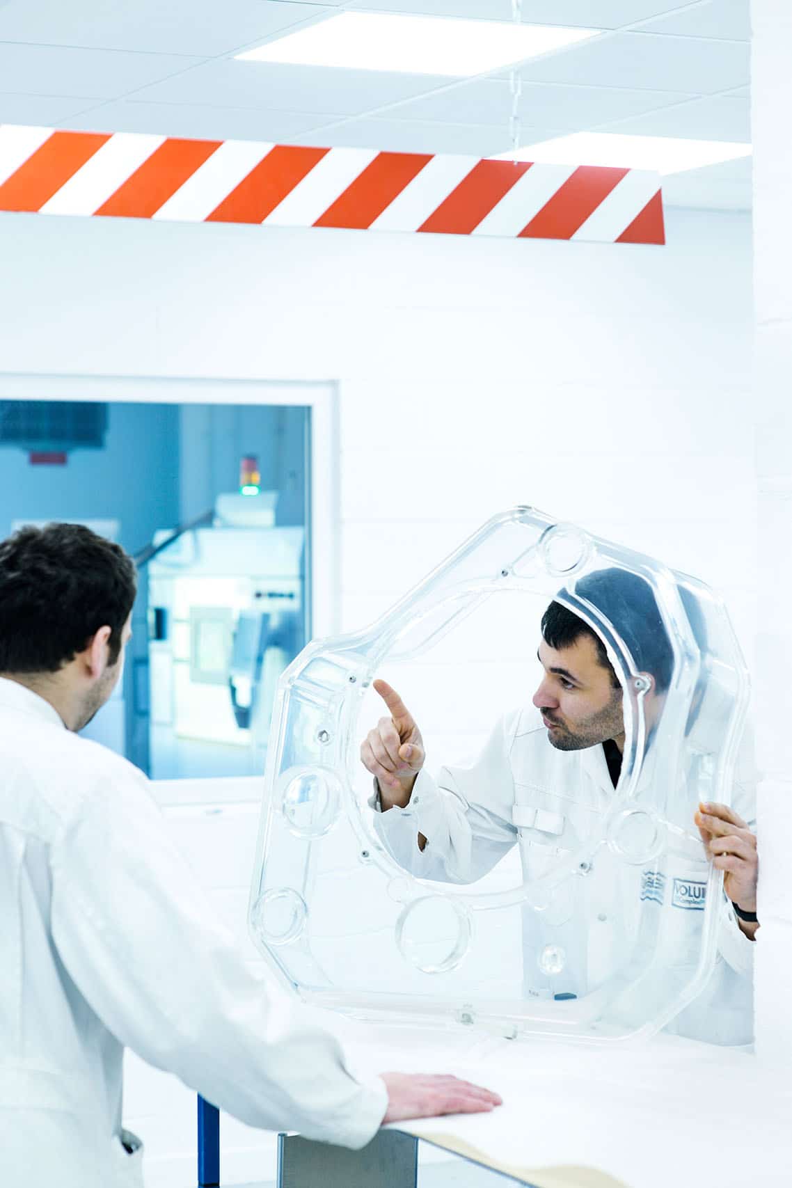 Reportage en usine du photographe patrick sordoillet chez MMB et Volum-E