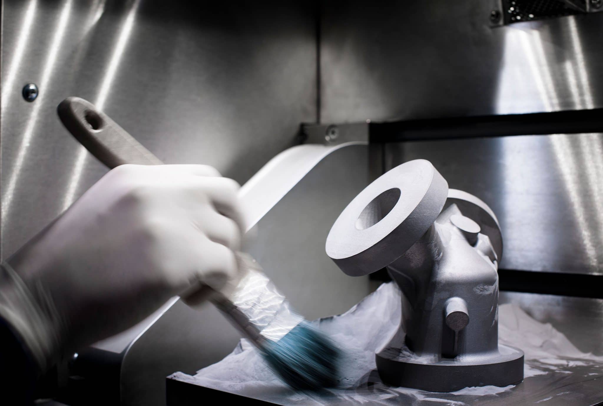 Reportage photo par le photographe en usine patrick sordoillet chez MMB et Volum-E