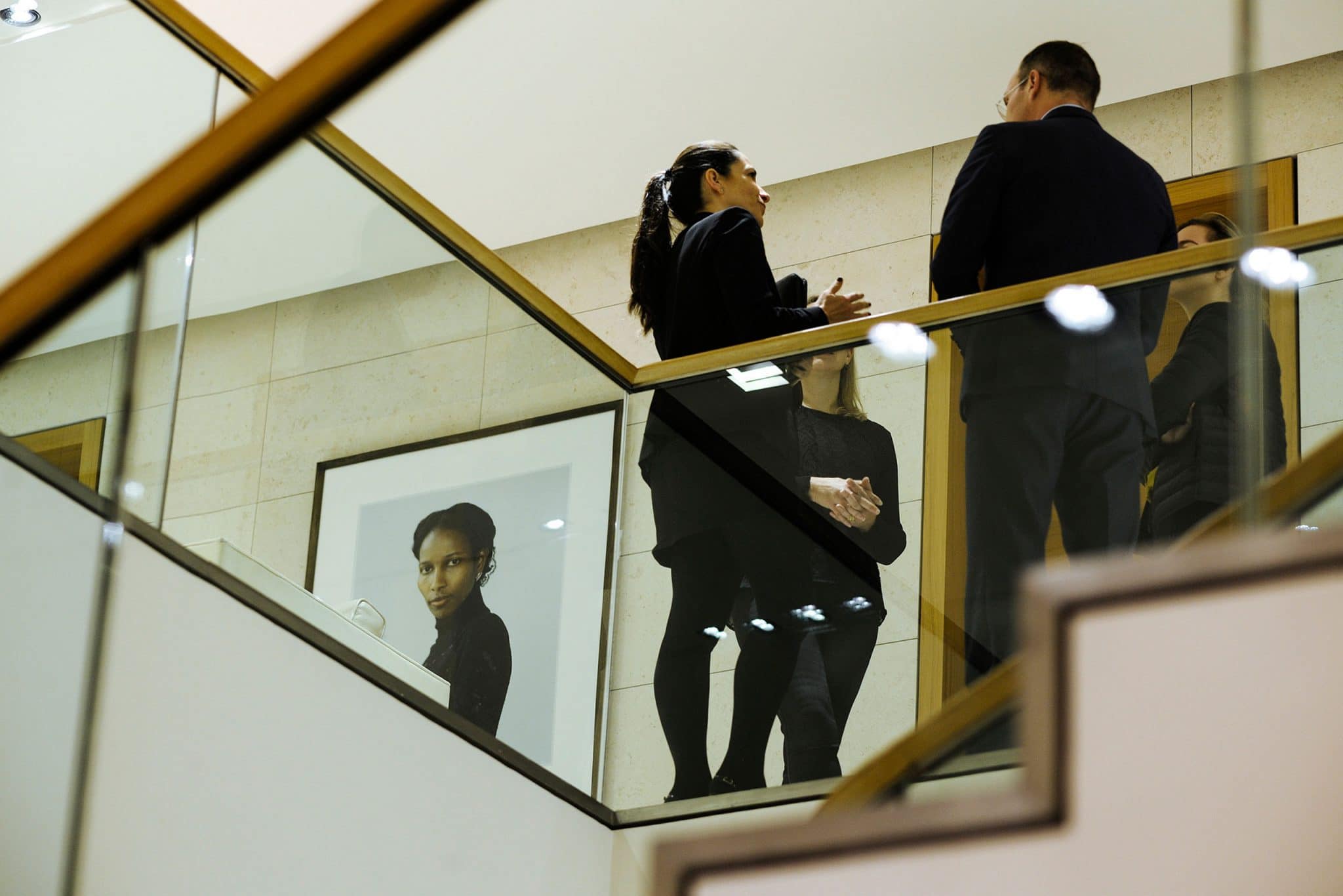 Ambiance de travail au siège de la banque Neuflize OBC