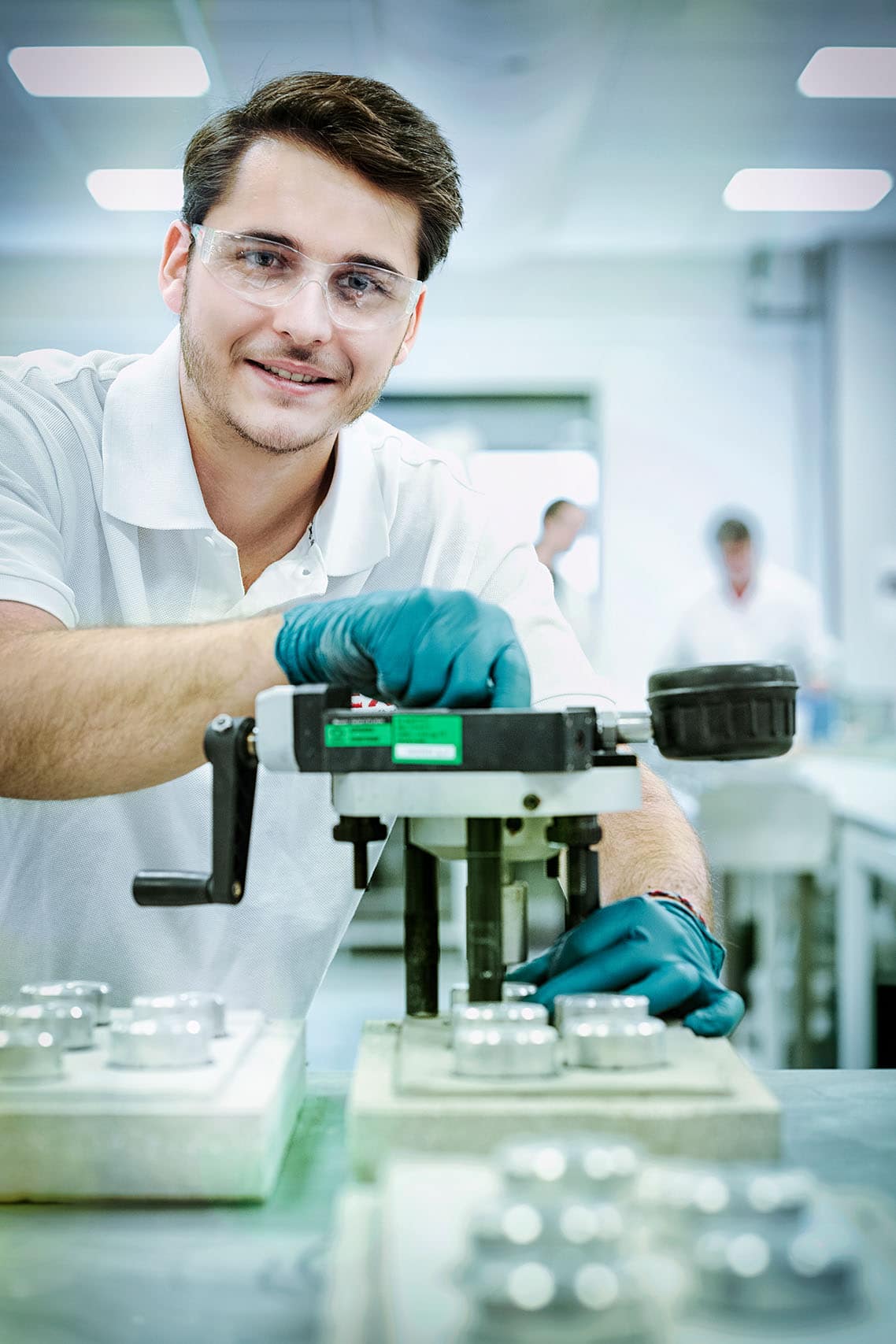 Portrait industriel dans les laboratoires de recherche du groupe Parex