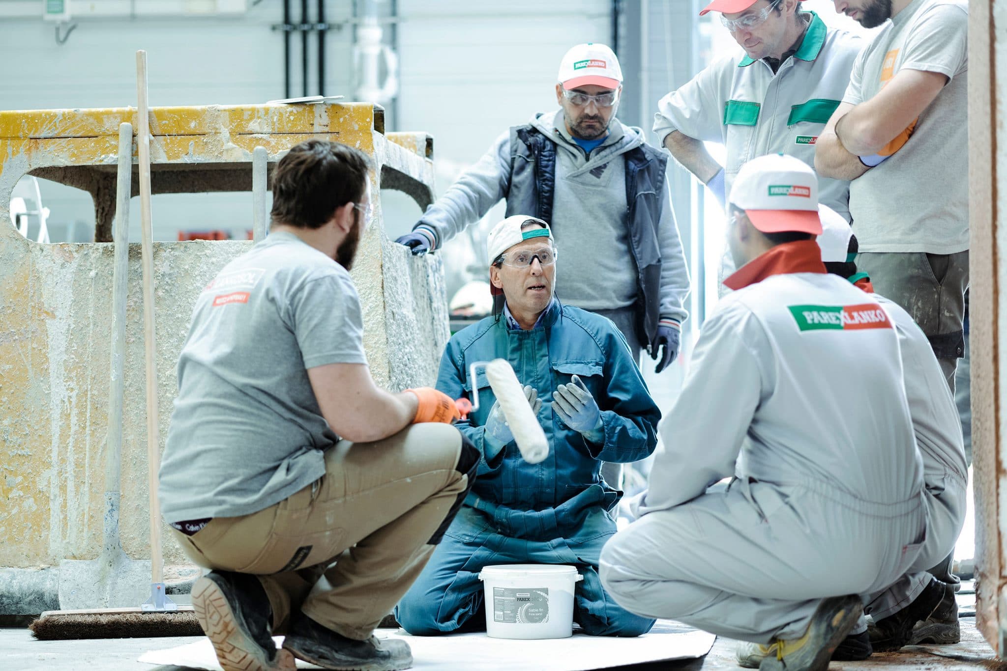 Reportage photo en usinel par le photographe industriel Patrick Sordoillet sur un atelier de formation professionnelle chez Parexlanko
