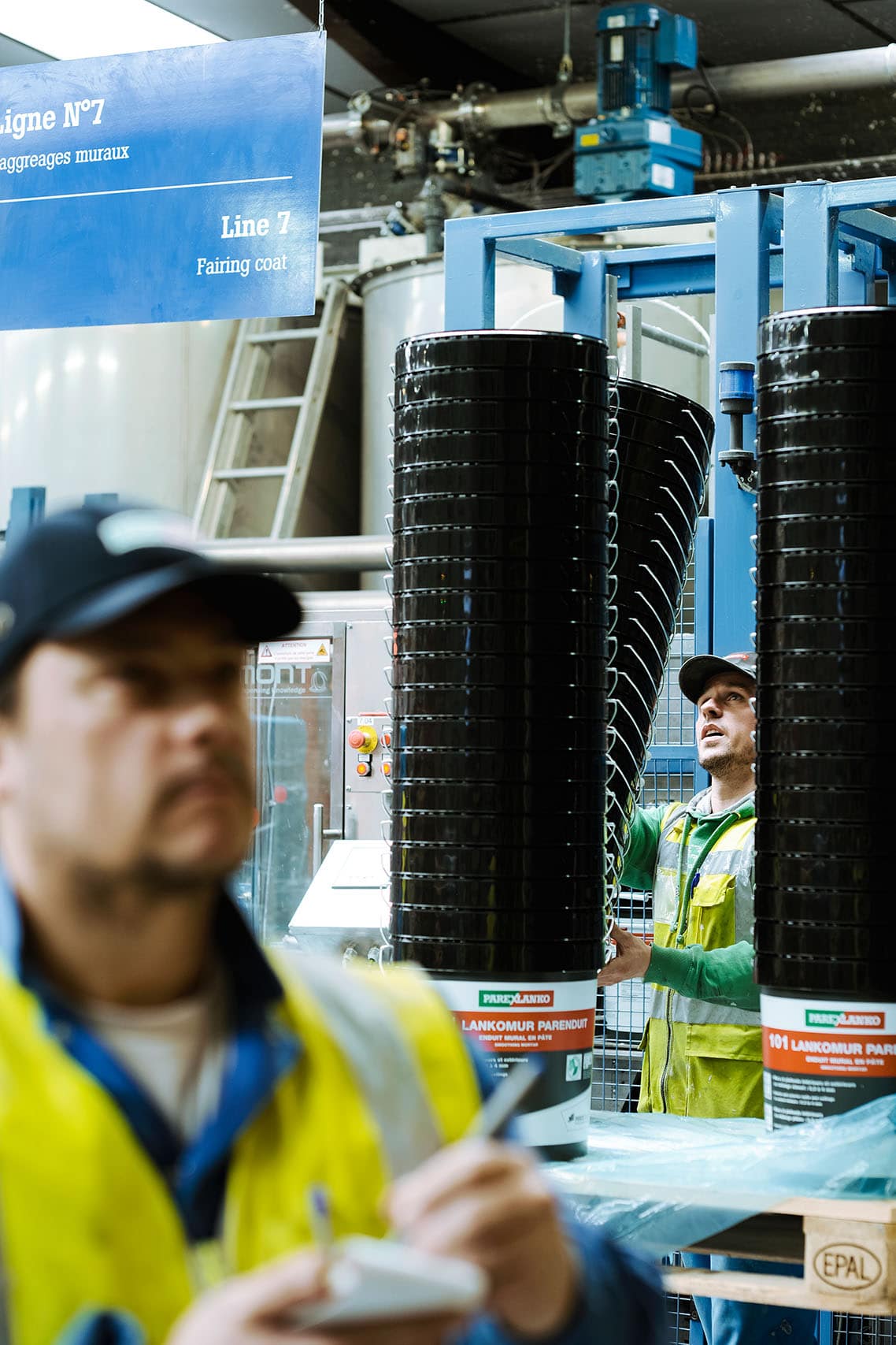 reportage industriel sur la fabrication des produits Parexlanko