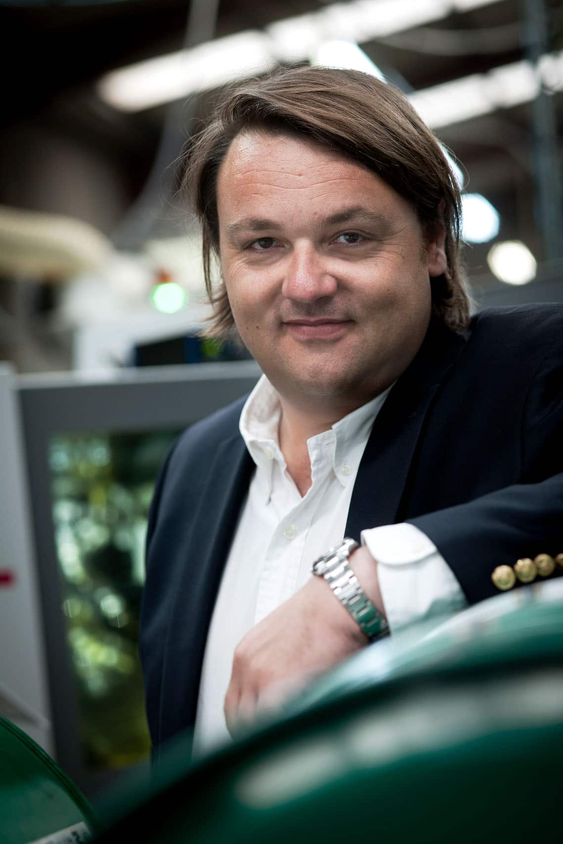 portrait corporate de barnabé Chivot président de Thirard fabricant de sécurité