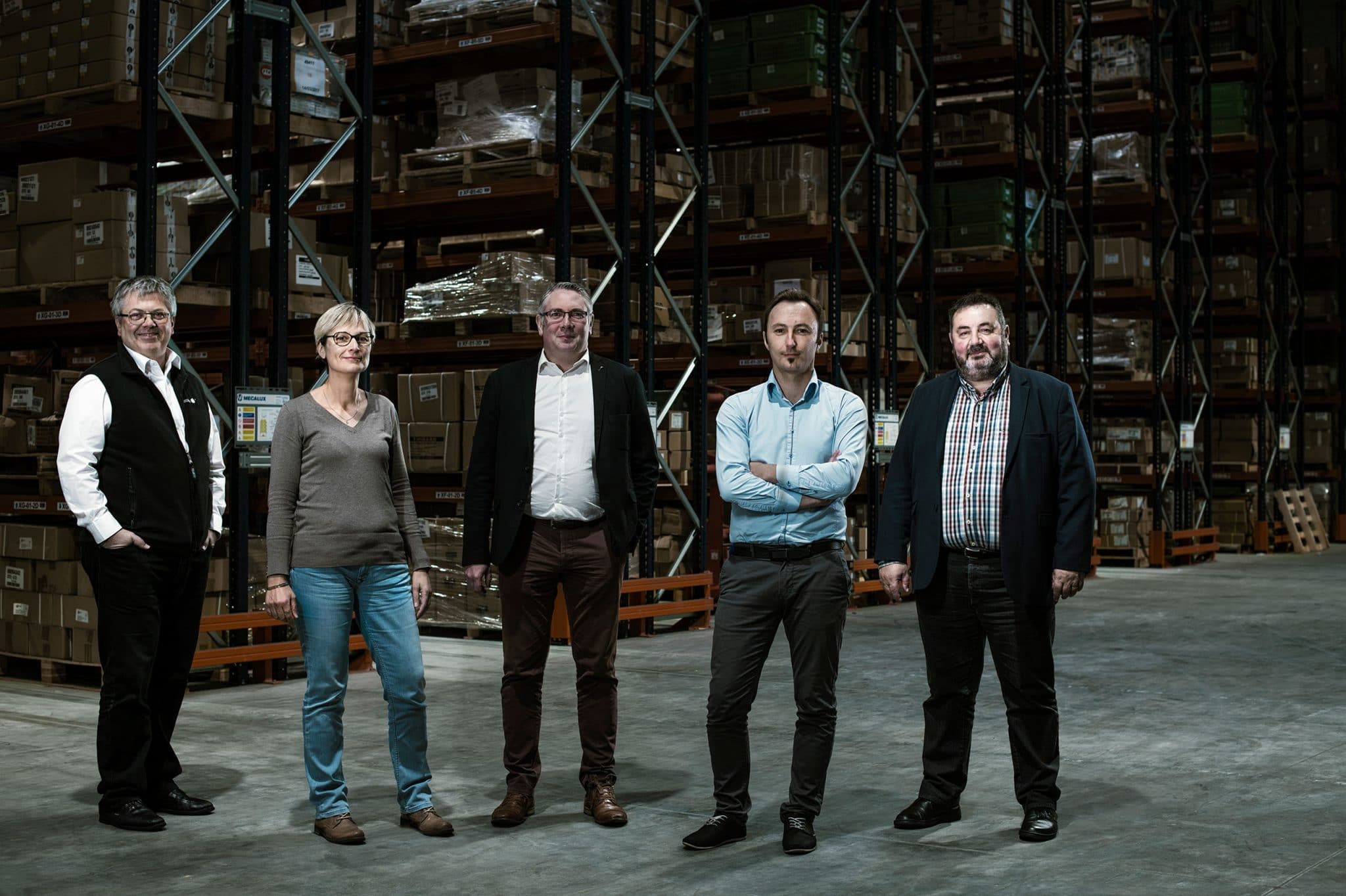 Photo de groupe en usine pour Thirard