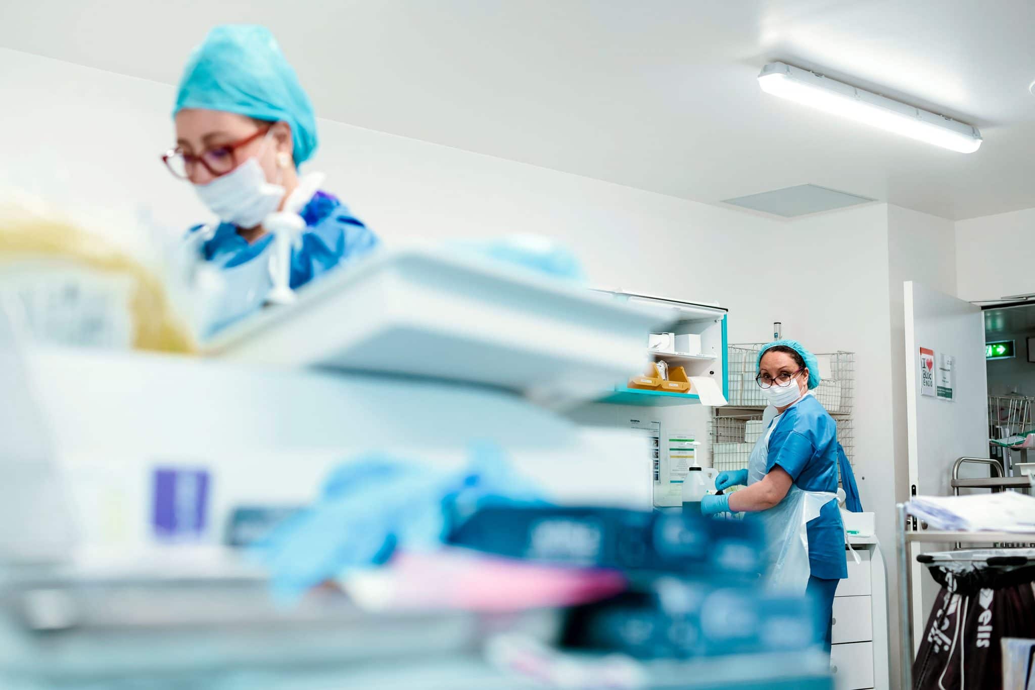 Photographe médical. Ambiance dans un hôpital du groupe Ramsay santé