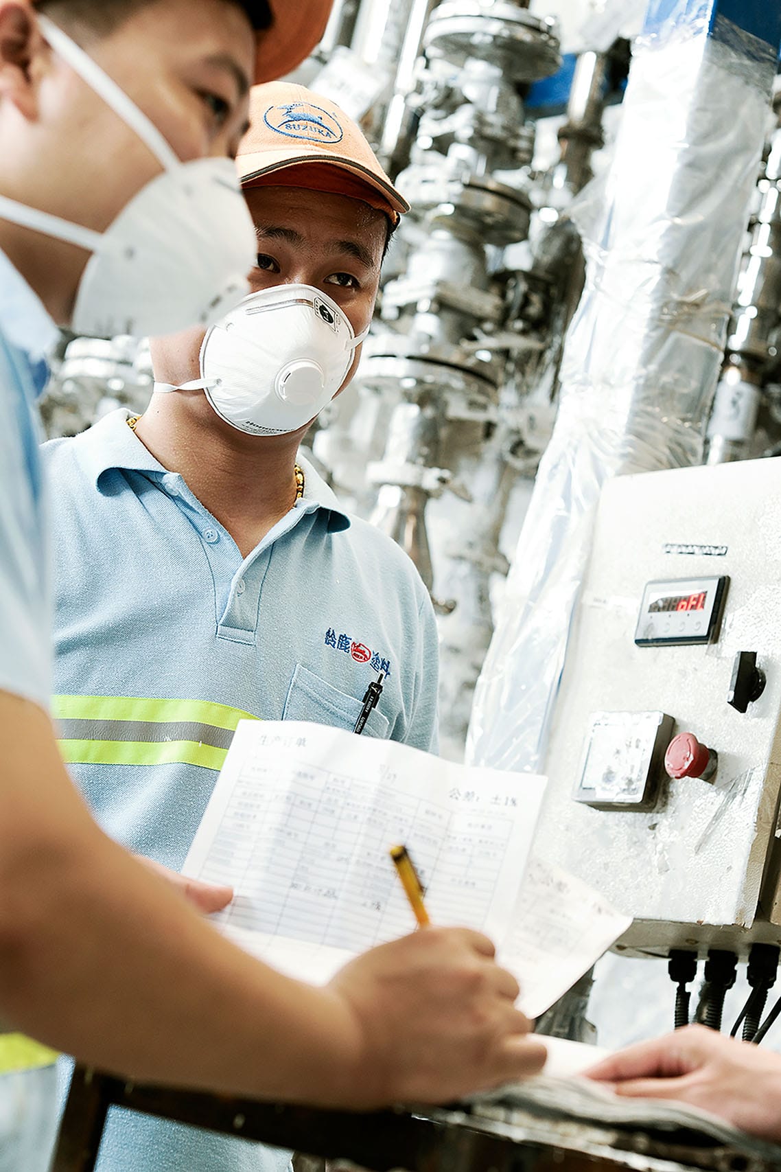 Contrôle qualité dans l'usine Davco à Shanghaï