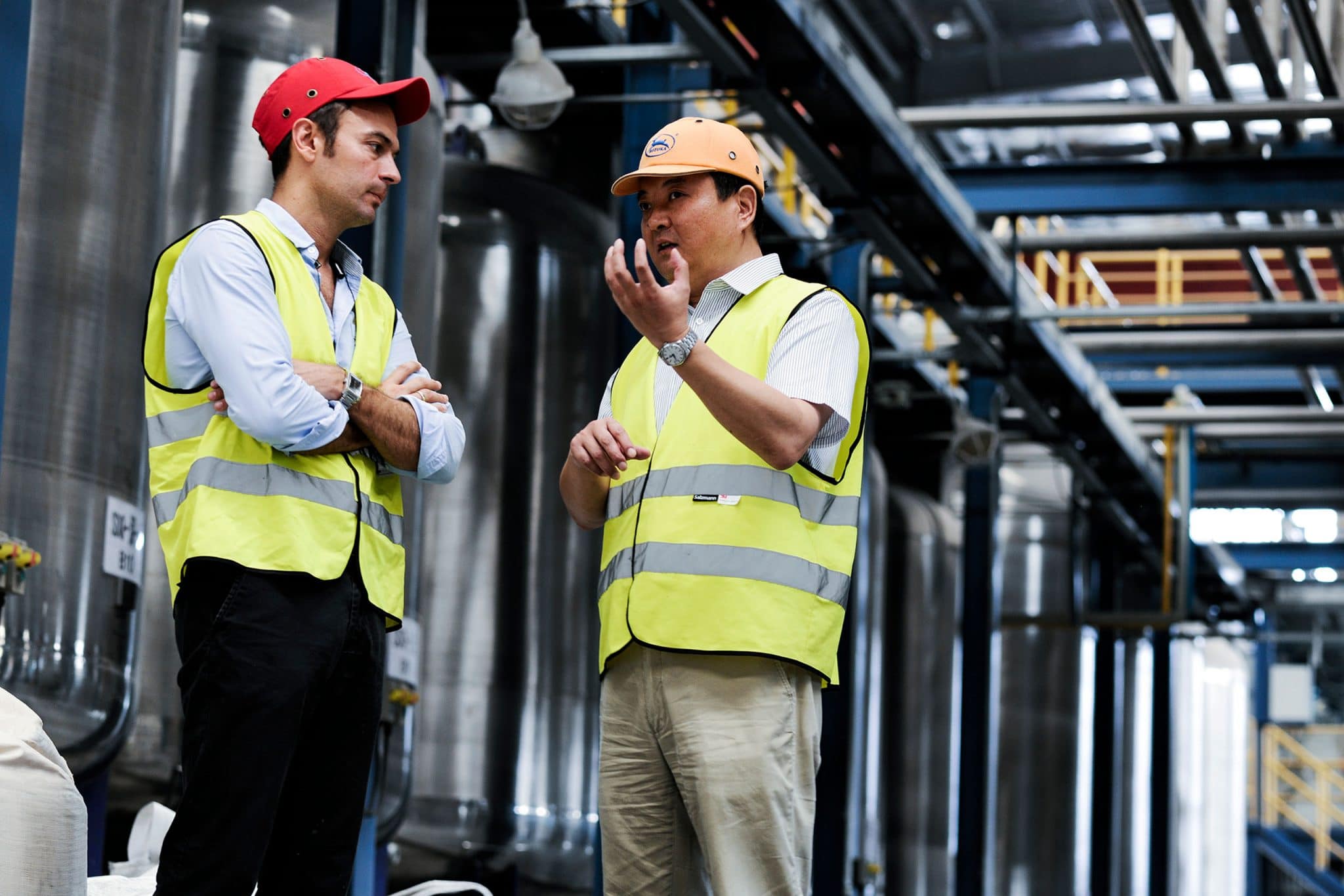 Ambiance de travail dans une usine du goupe Davco filiale de Parex à Shanghaï