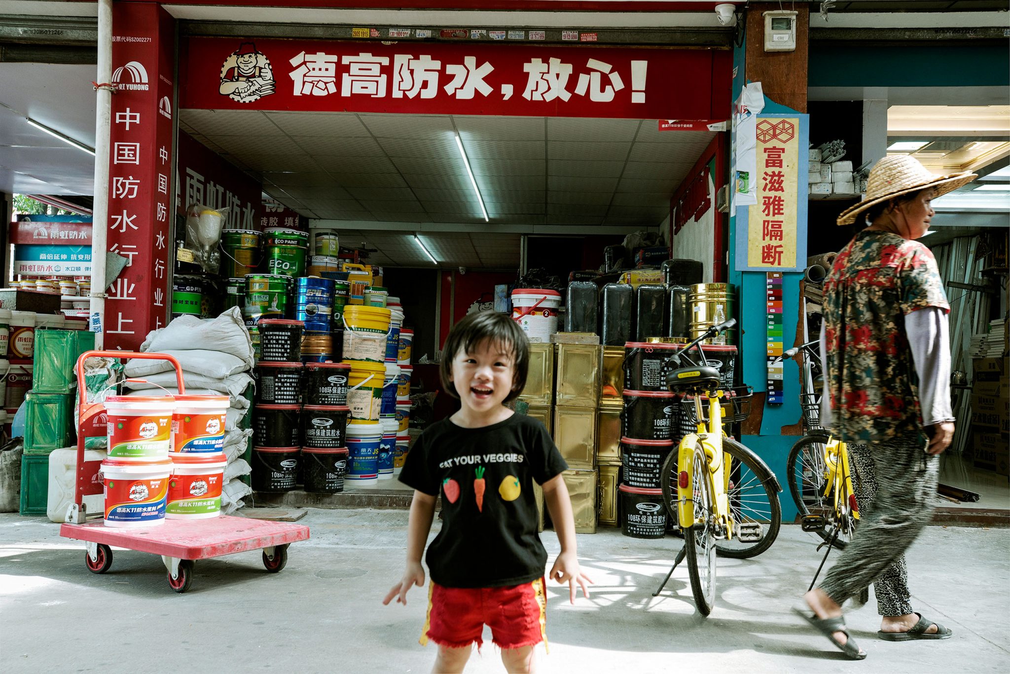 Reportage photo du photographe industriel Patrick Sordoillet dans les lieux de vente Davco à Shanghaï en Chine