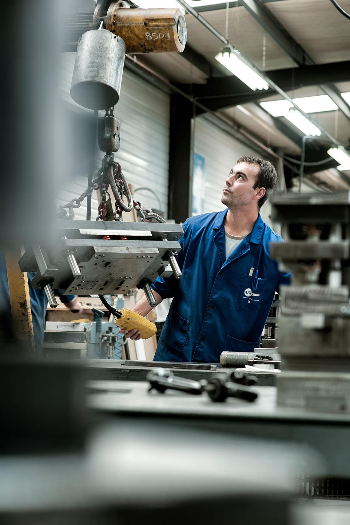 reportage photo industrielle par Patrick Sordoillet dans l'usine Thirard à Fressenville