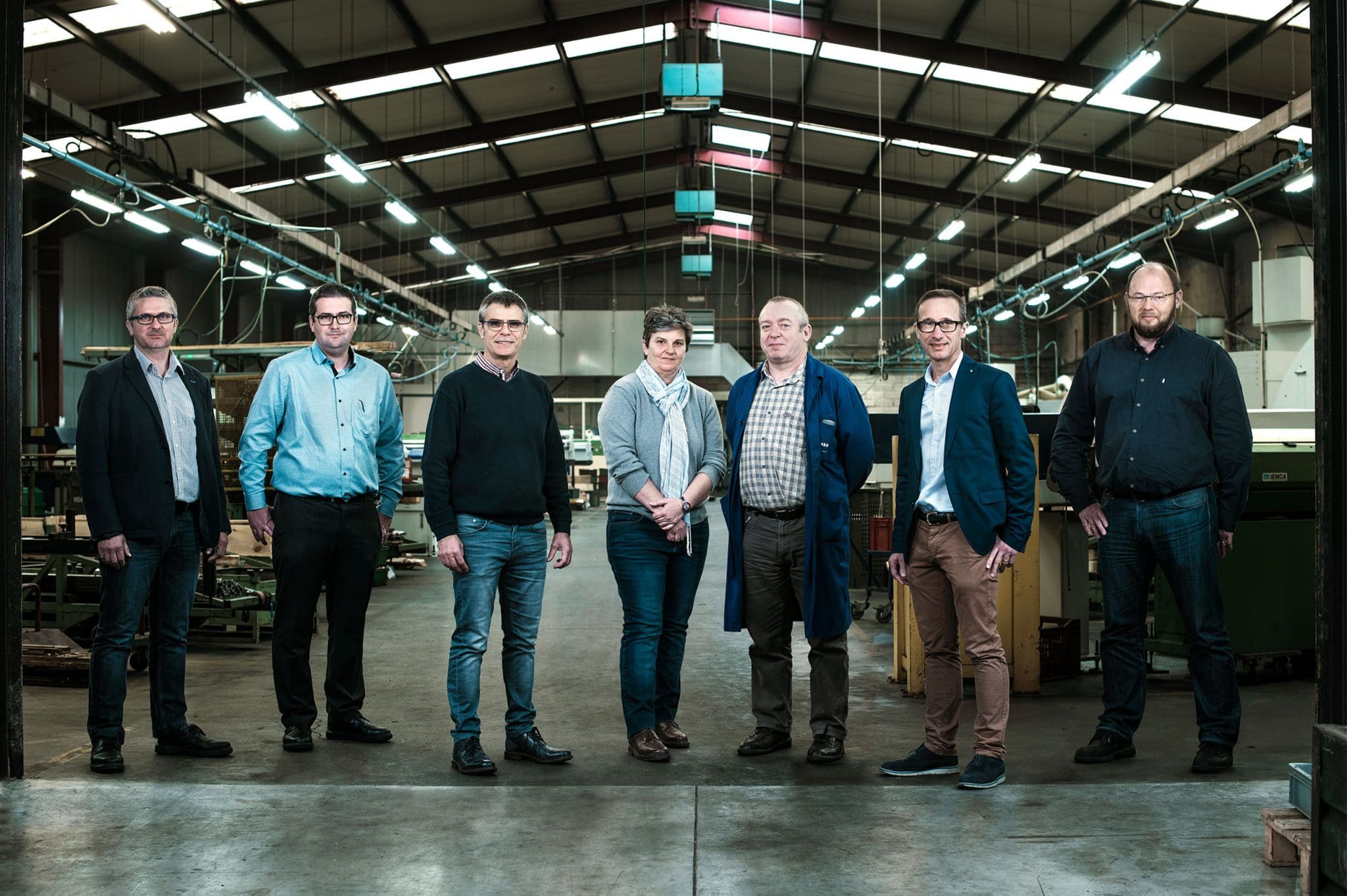 Photo de groupe chez Thirard fabricant de Sécurité