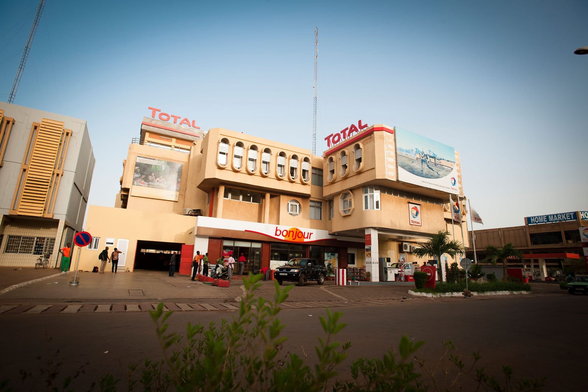 Siège de la filiale TotalEnergies à Ouagadougou au Burkina Faso.