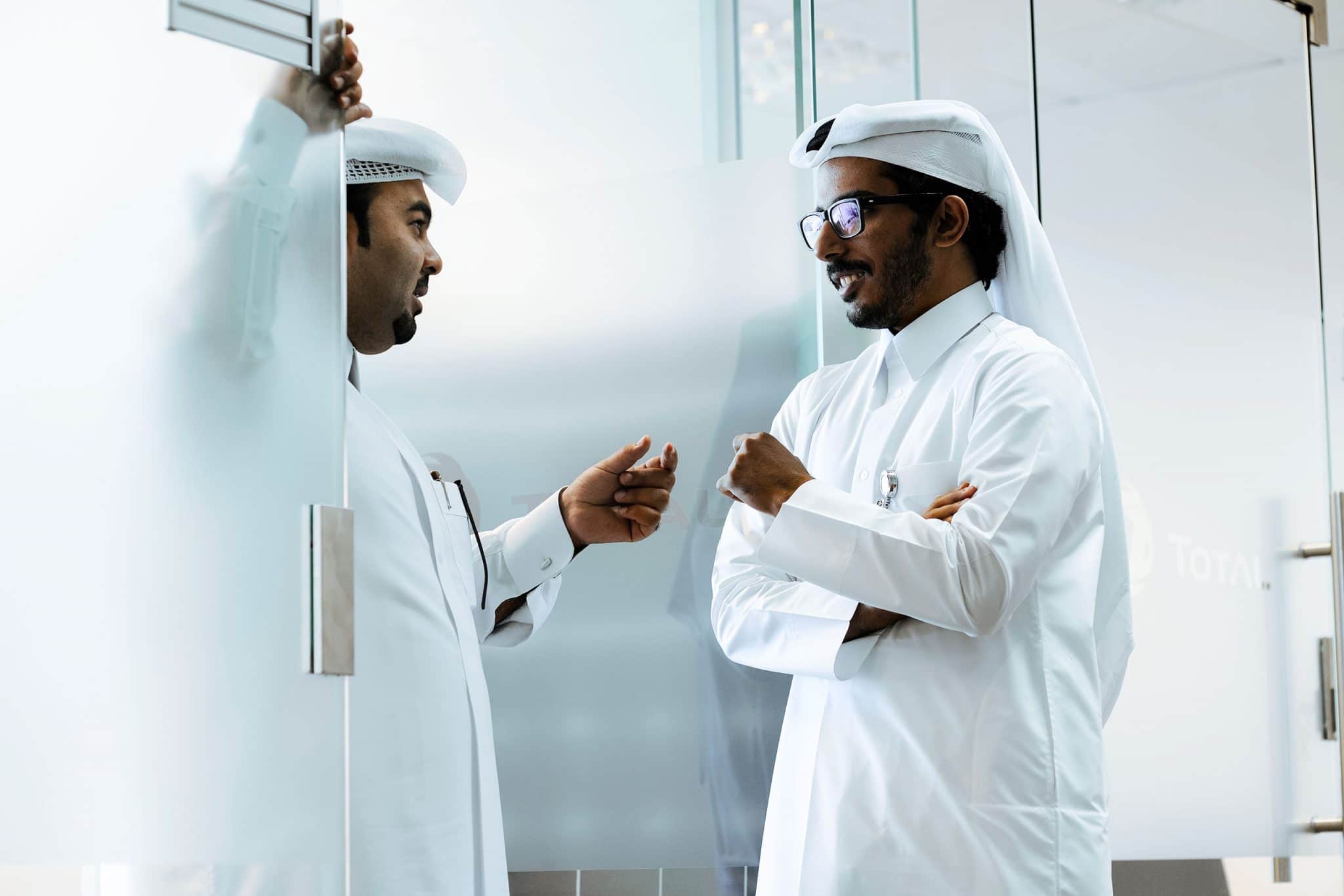 Reportage photo corporate au Qatar pour TotalEnergies par le photographe patrick Sordoillet