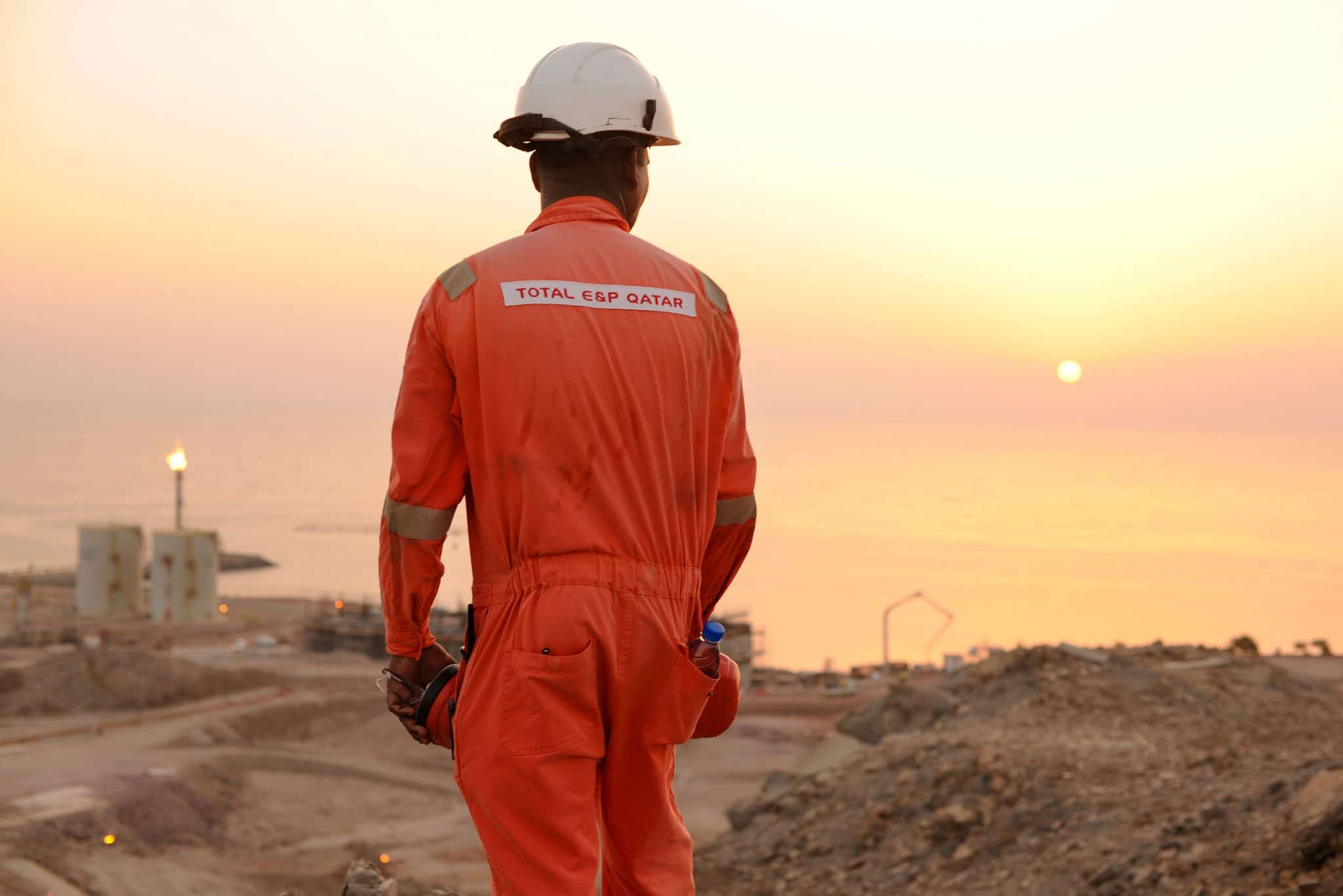TotalEnergies alul island sunset Qatar
