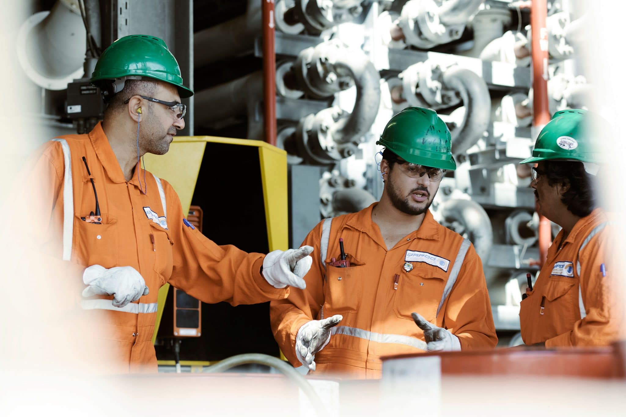reportage photo du photographe Patrick Sordoillet sur les raffineries de Ras Laffan au Qatar pour TotalEnergies