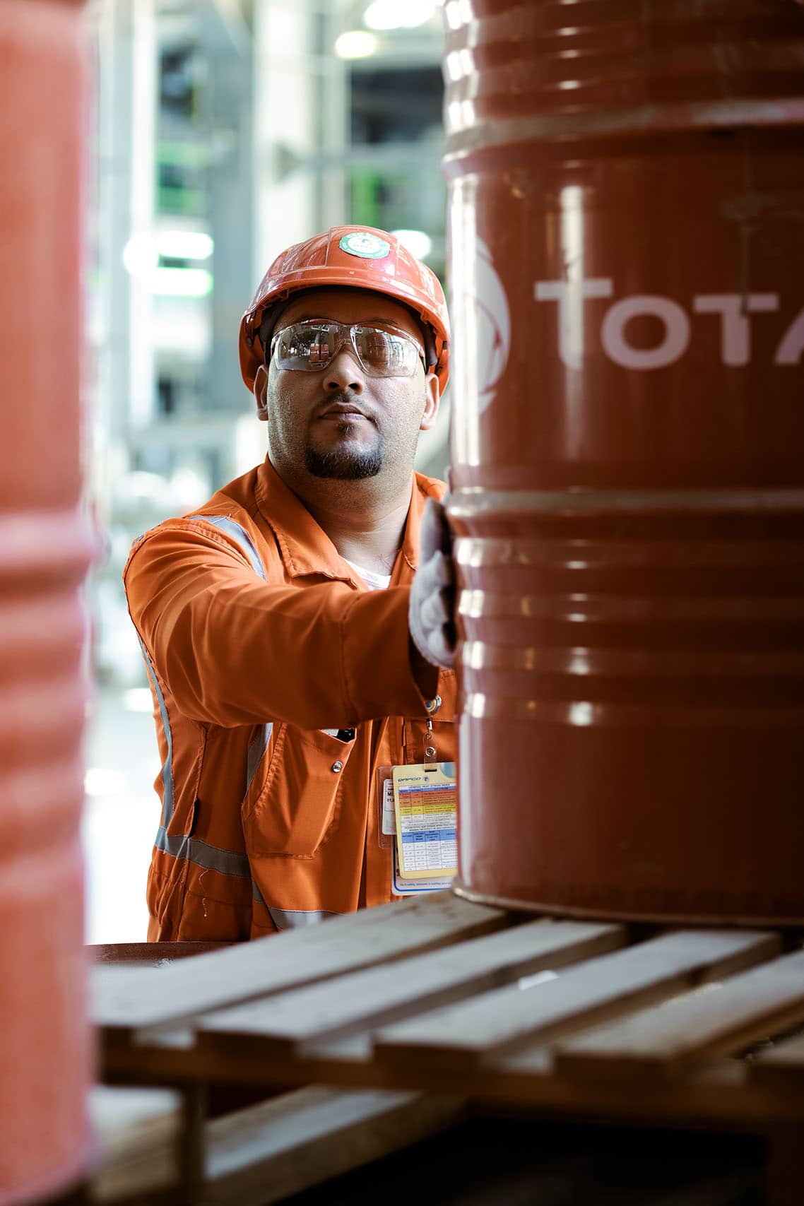 Dans les raffineries de Ras Laffan au Qatar pour TotalEnergies