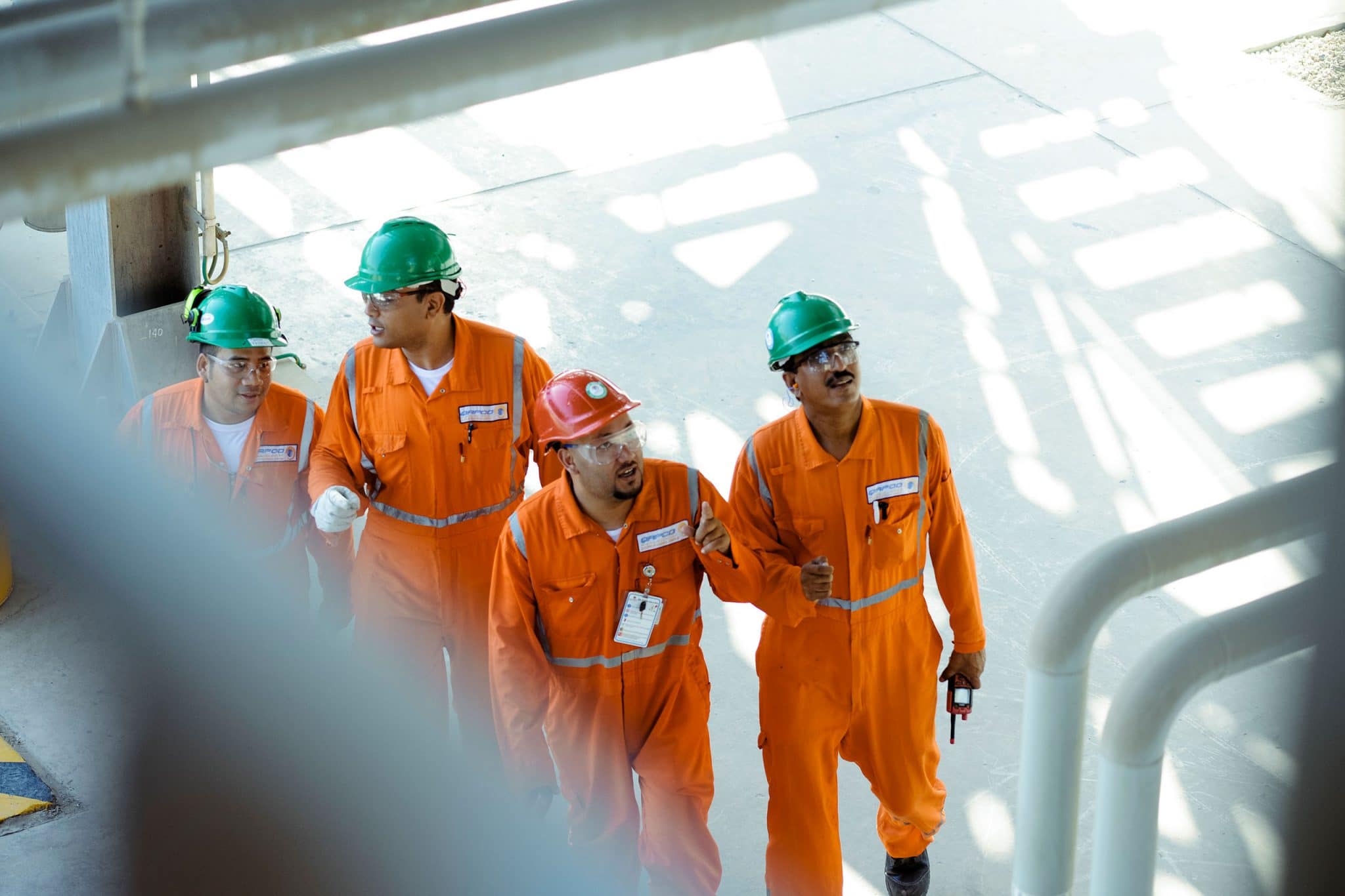 Visite d'une raffinerie de Ras Laffan au Qatar pour TotalEnergies