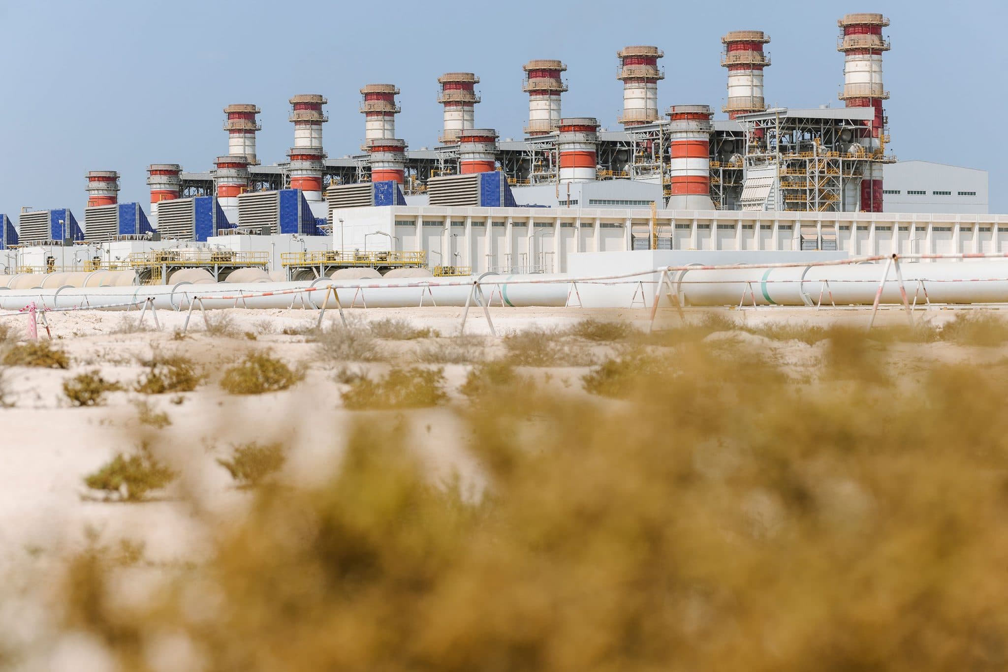 reportage photo dans la citée industrielle de Ras Laffan au Qatar pour TotalEnergies