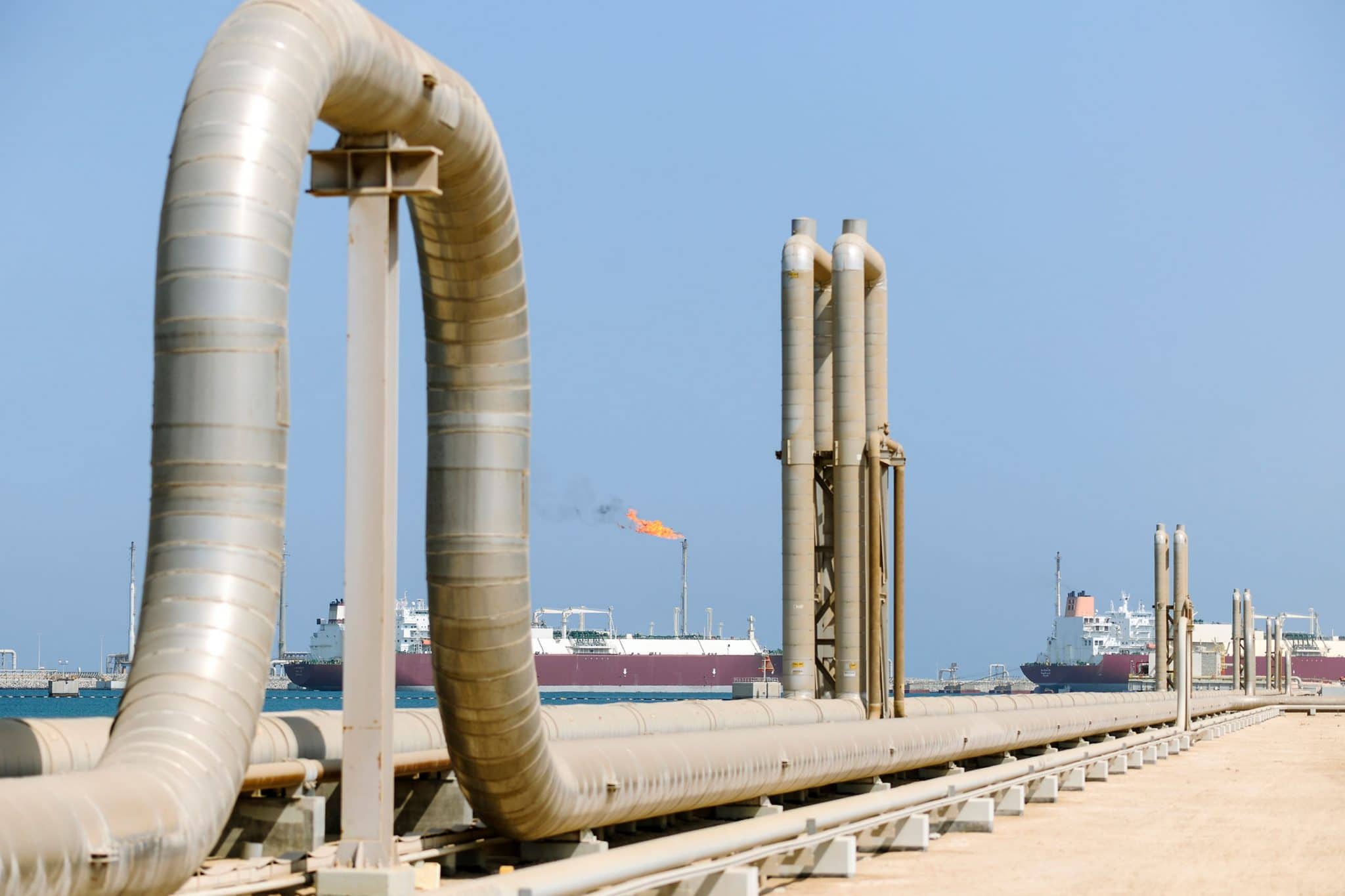 centre industriel de raffineries à Ras Laffan au qatar pour TotalEnergies