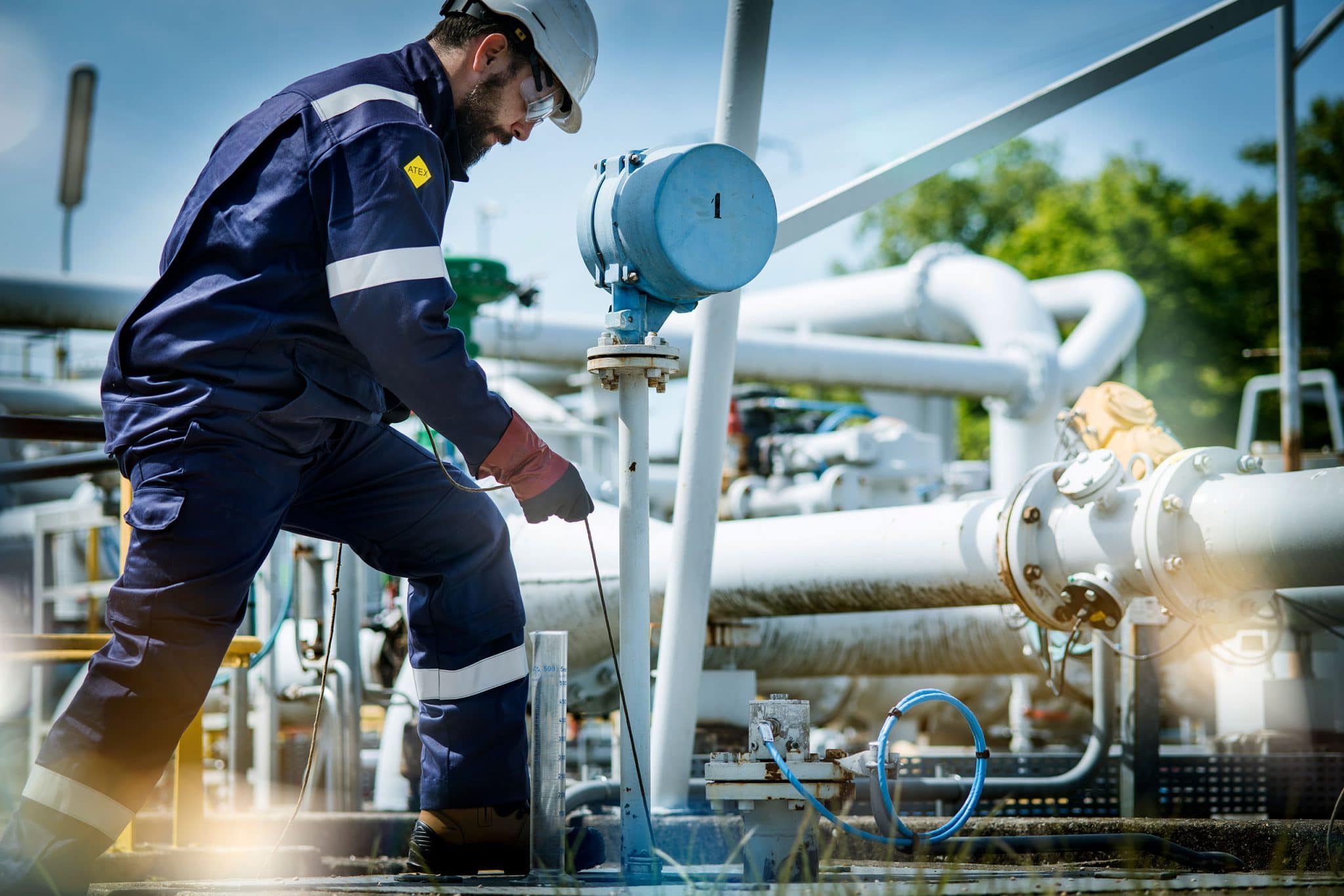 reportage photo du photographe industriel Patrick Sordoillet pour Trapil Transport d'hydrocarbures par pipeline